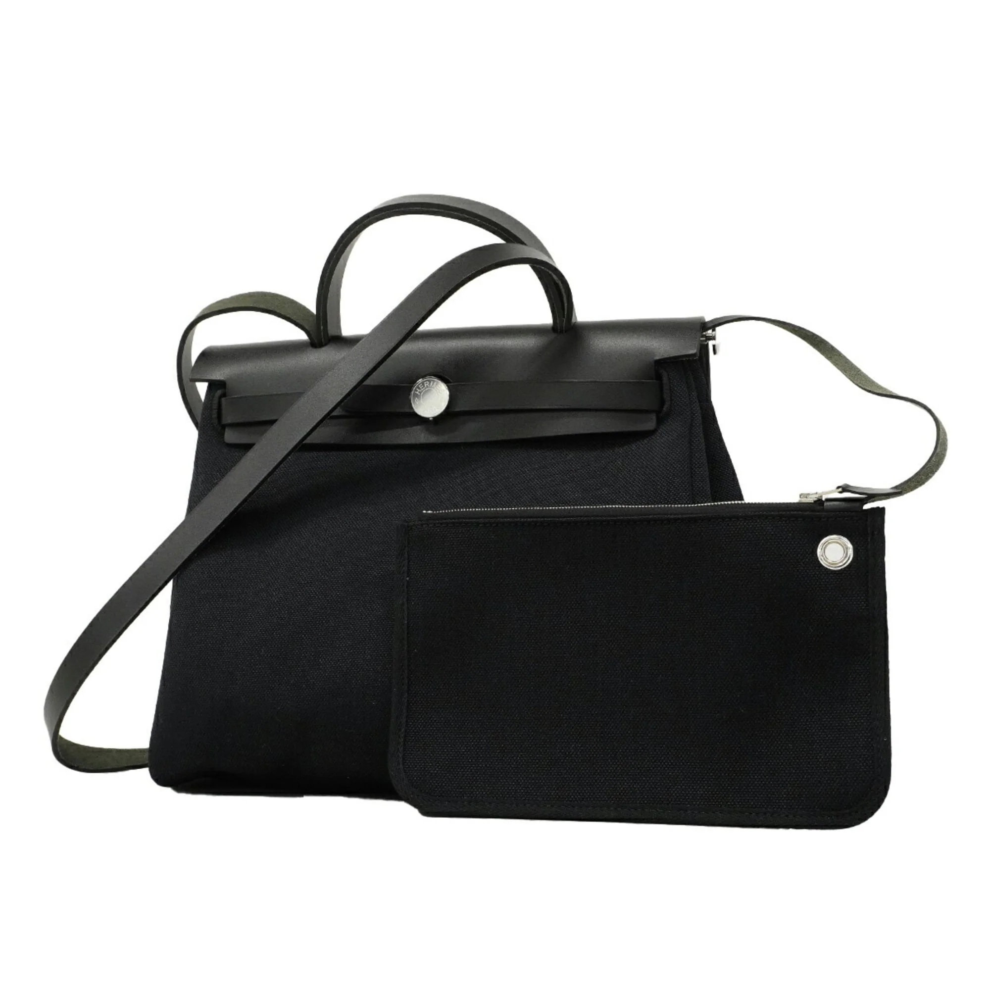 Herbag Zip Leather and Toile 31