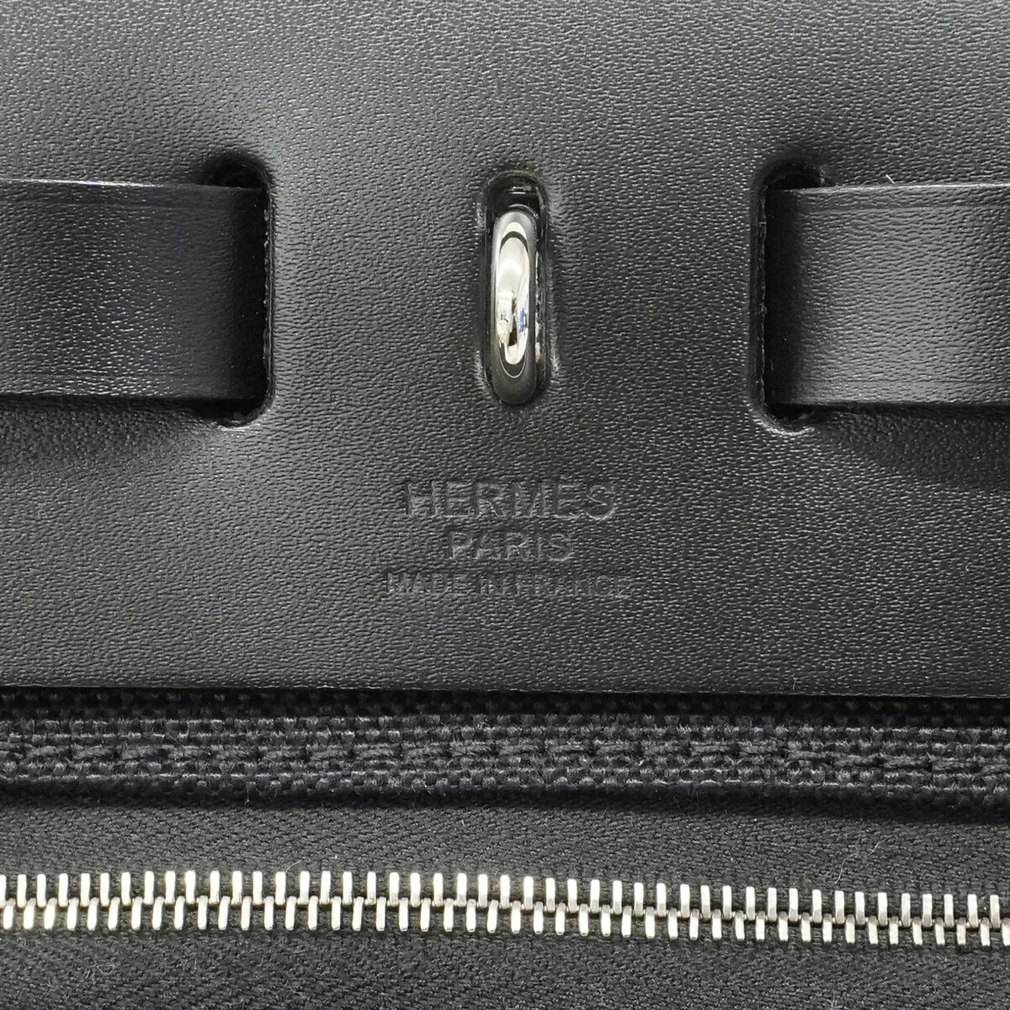 Herbag Zip Leather and Toile 31 - Image 5
