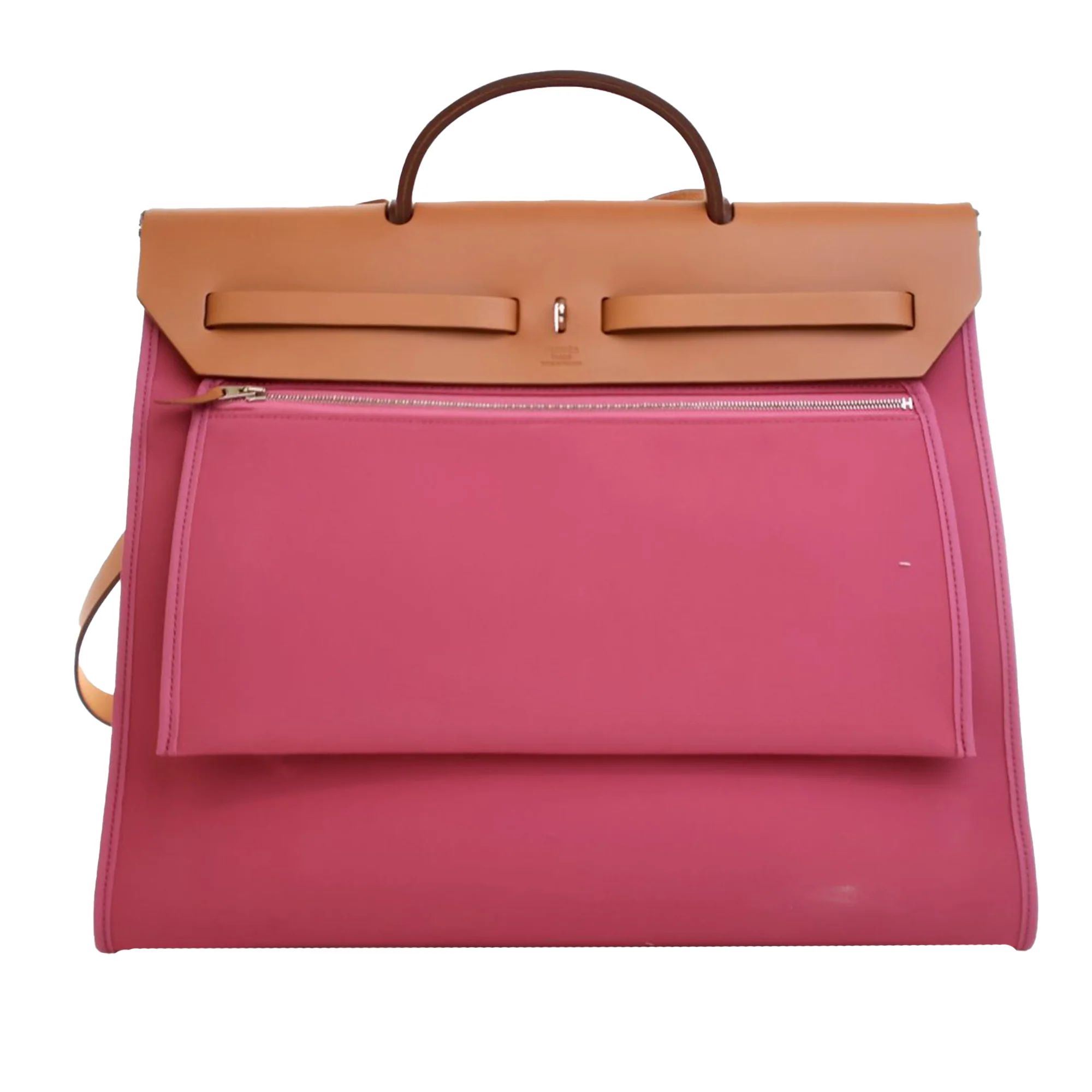 Herbag Zip Leather and Toile 39 - Image 4