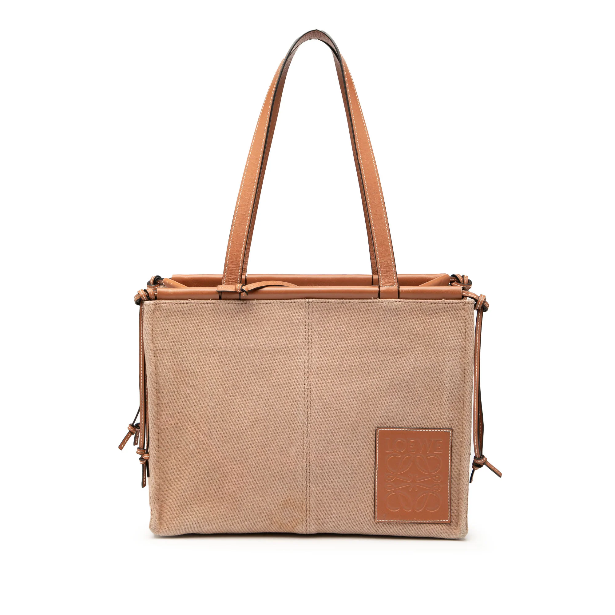 Cushion Tote Leather Small