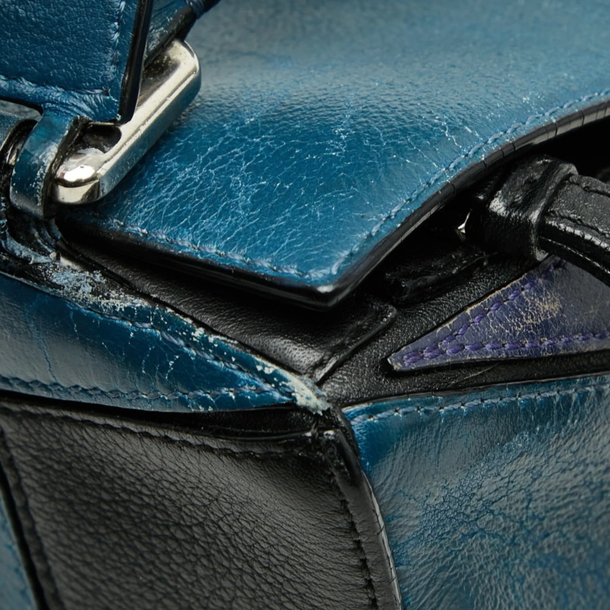 Puzzle Bag Leather Medium - Image 9