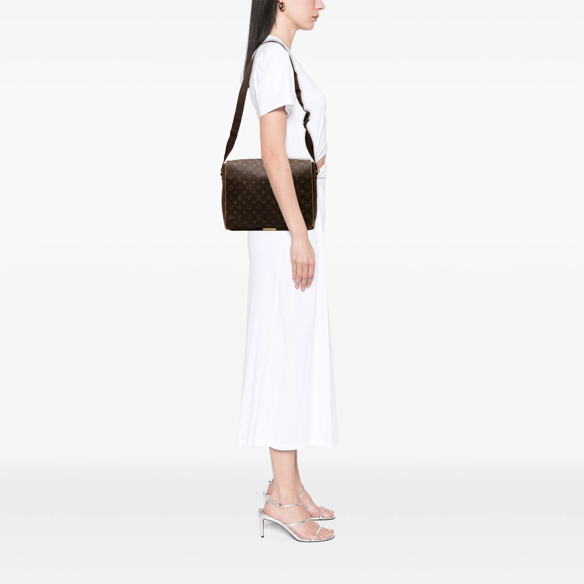 Abbesses Messenger Bag Monogram Canvas - Image 8
