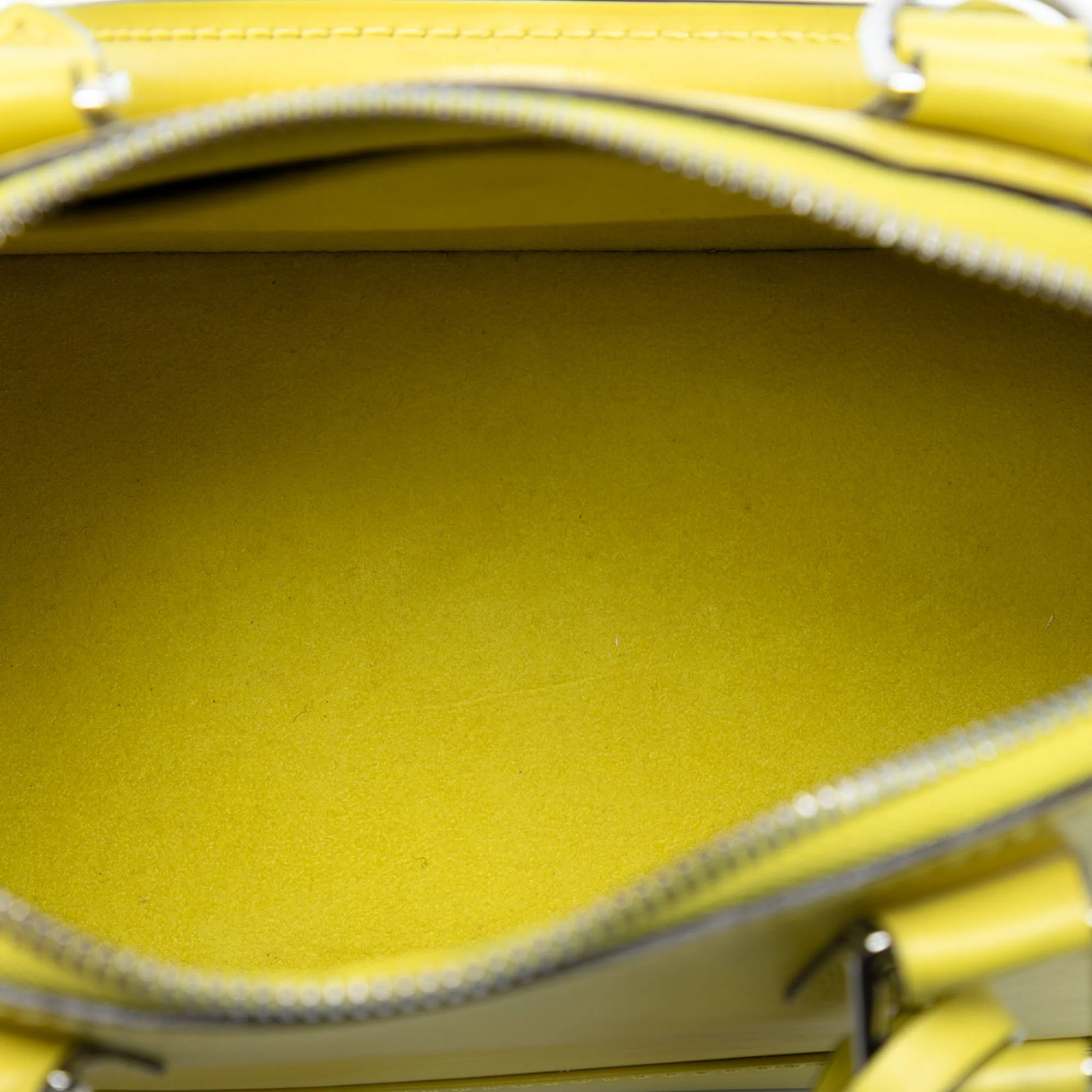 Alma Handbag Epi Leather with Logo Jacquard Strap BB - Image 4