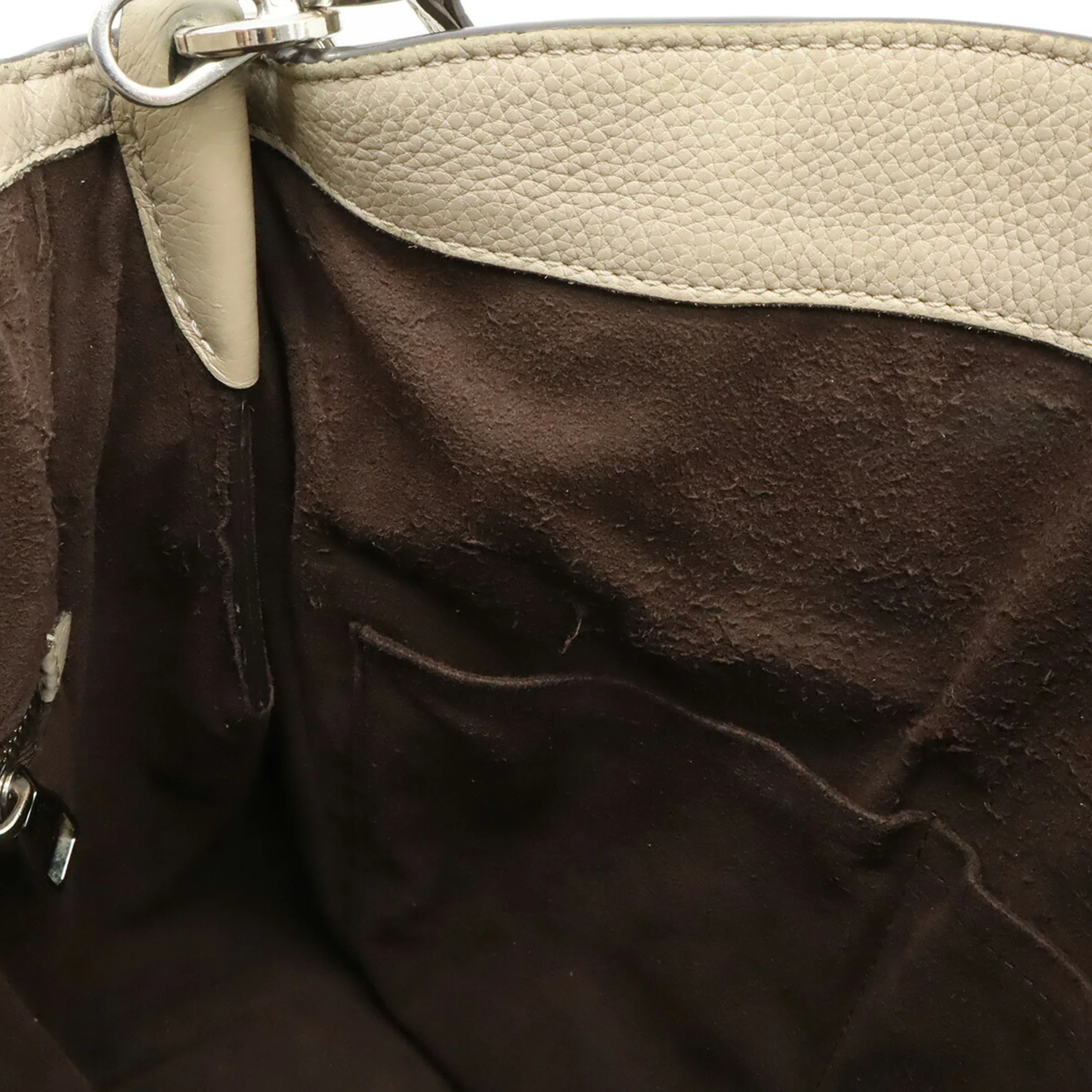 Babylone Handbag Mahina Leather PM - Image 7