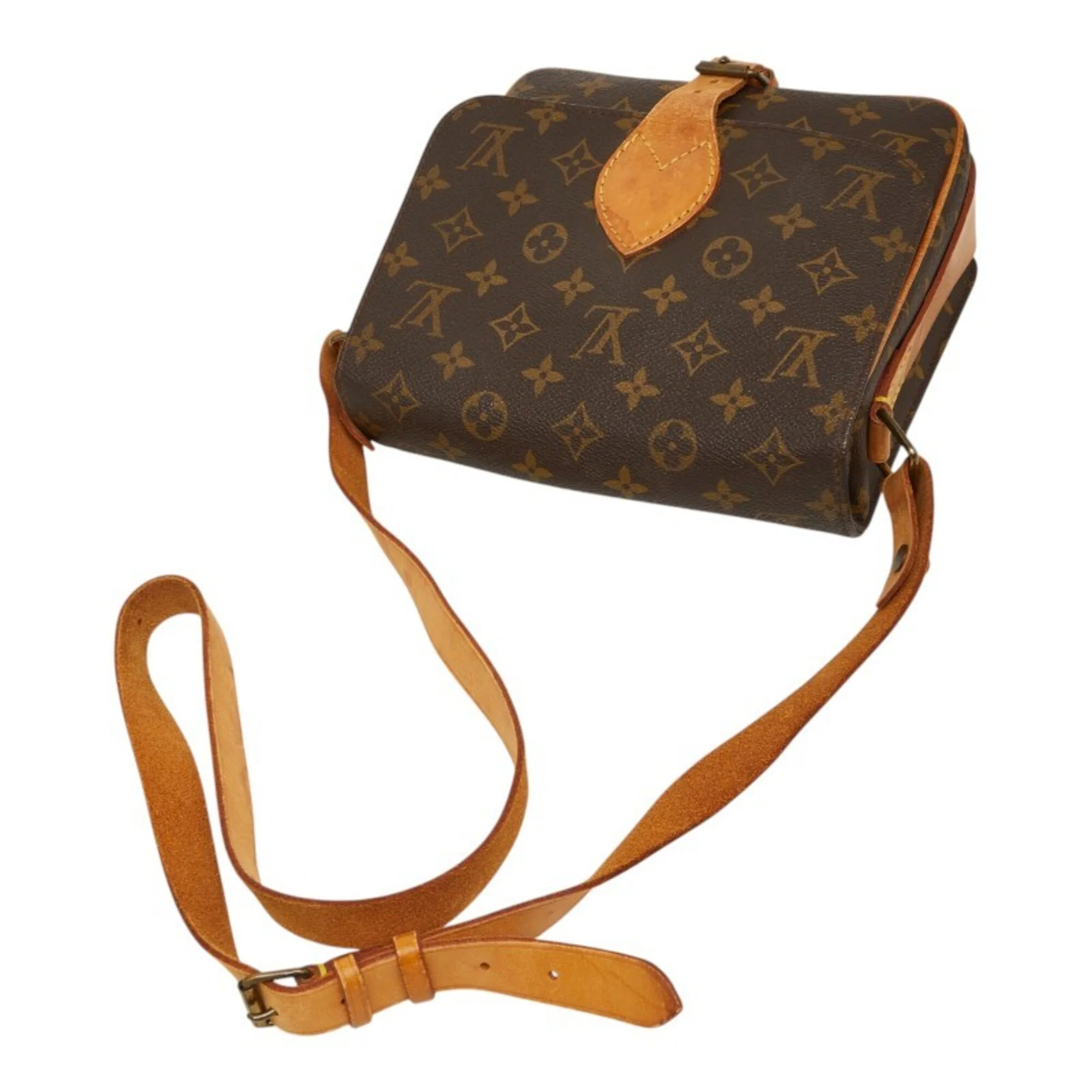 Cartouchiere Handbag Monogram Canvas MM - Image 9