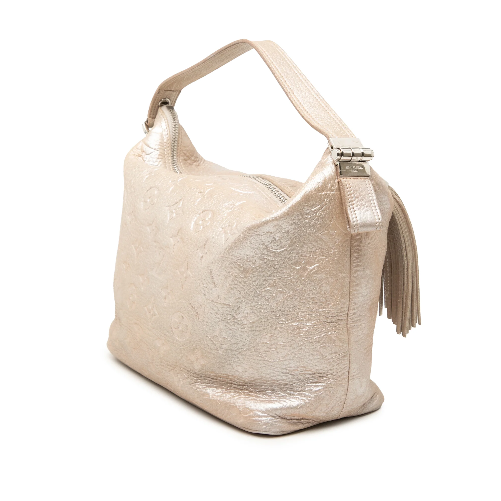 Halo Handbag Limited Edition Shimmer Monogram Embossed Leather - Image 2
