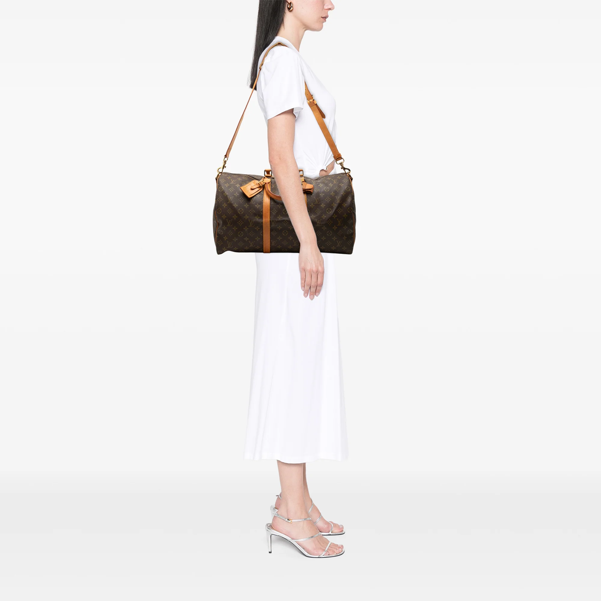 Keepall Bandouliere Bag Monogram Canvas 50 - Image 8