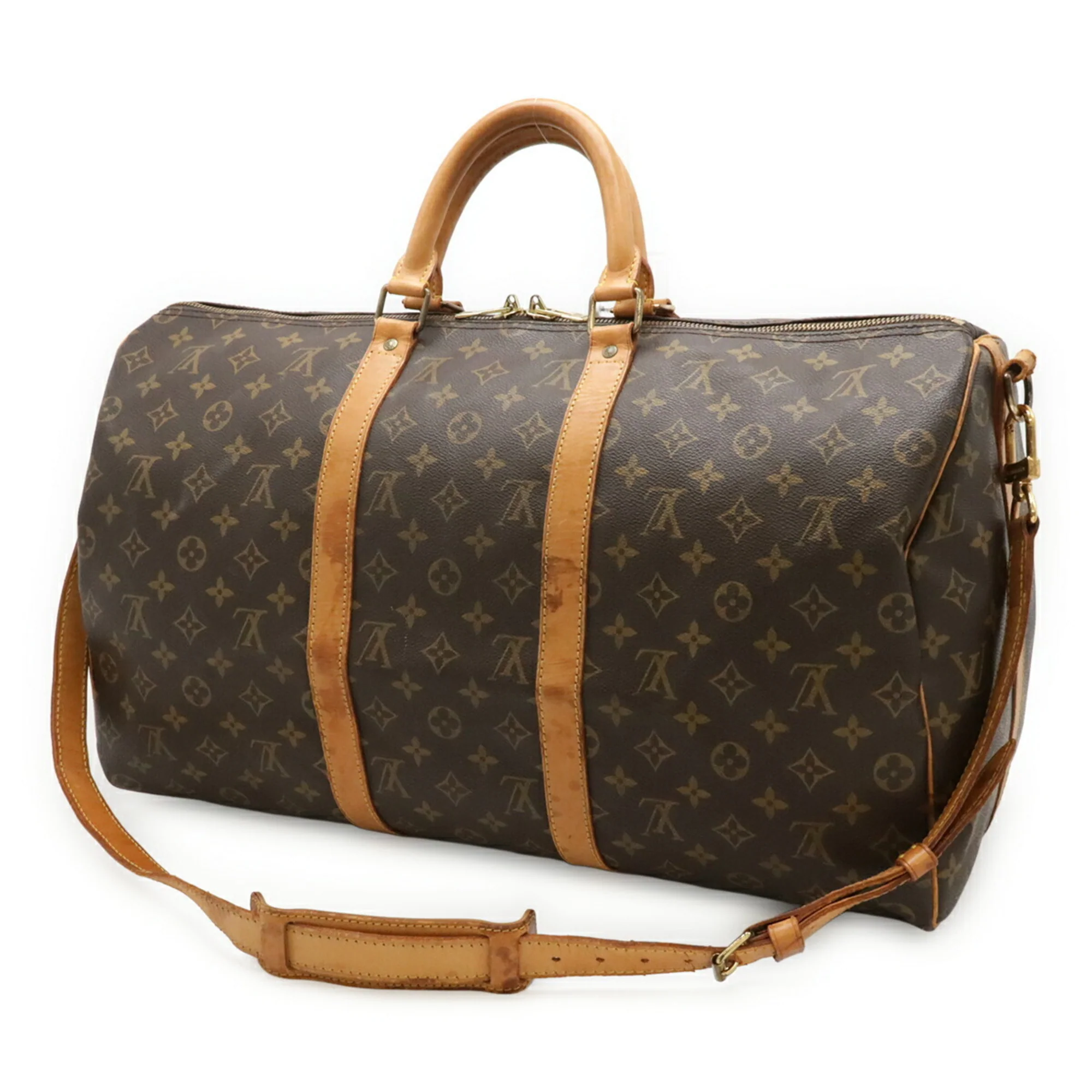 Keepall Bandouliere Bag Monogram Canvas 50 - Image 3