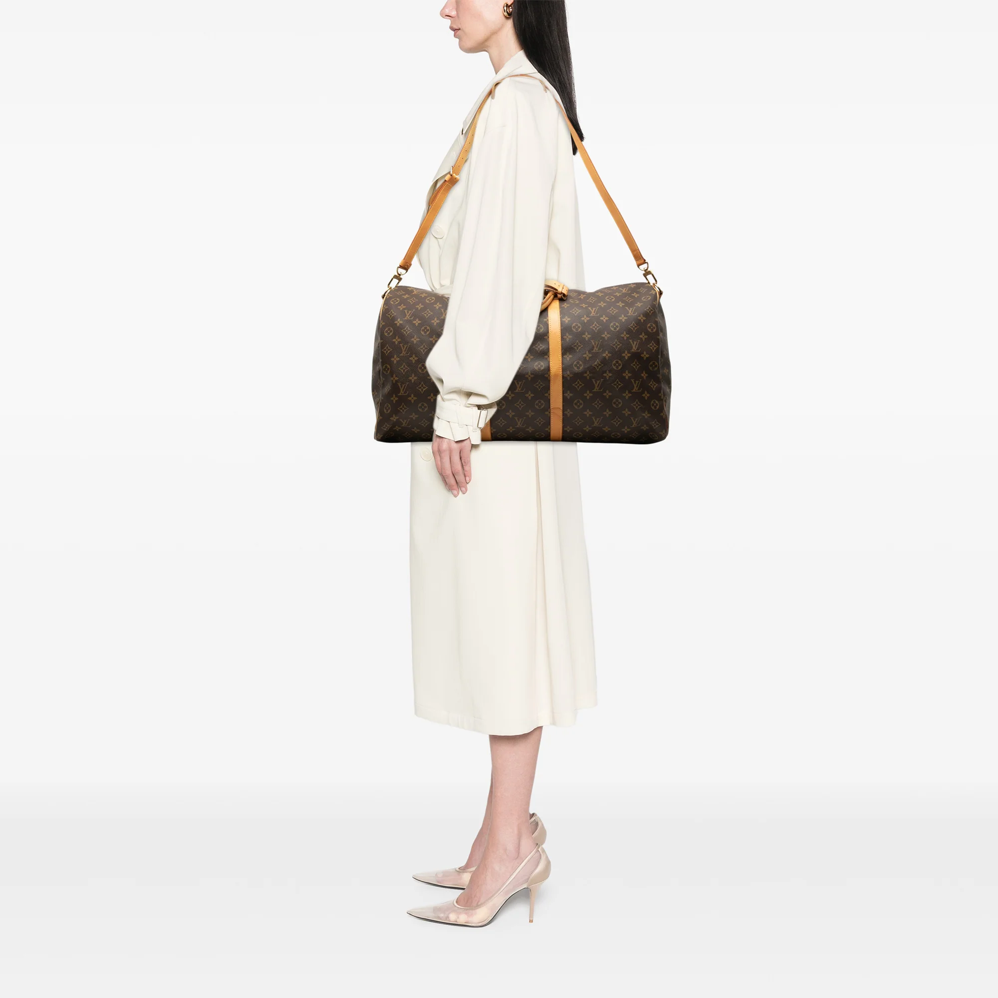 Keepall Bandouliere Bag Monogram Canvas 60 - Image 7