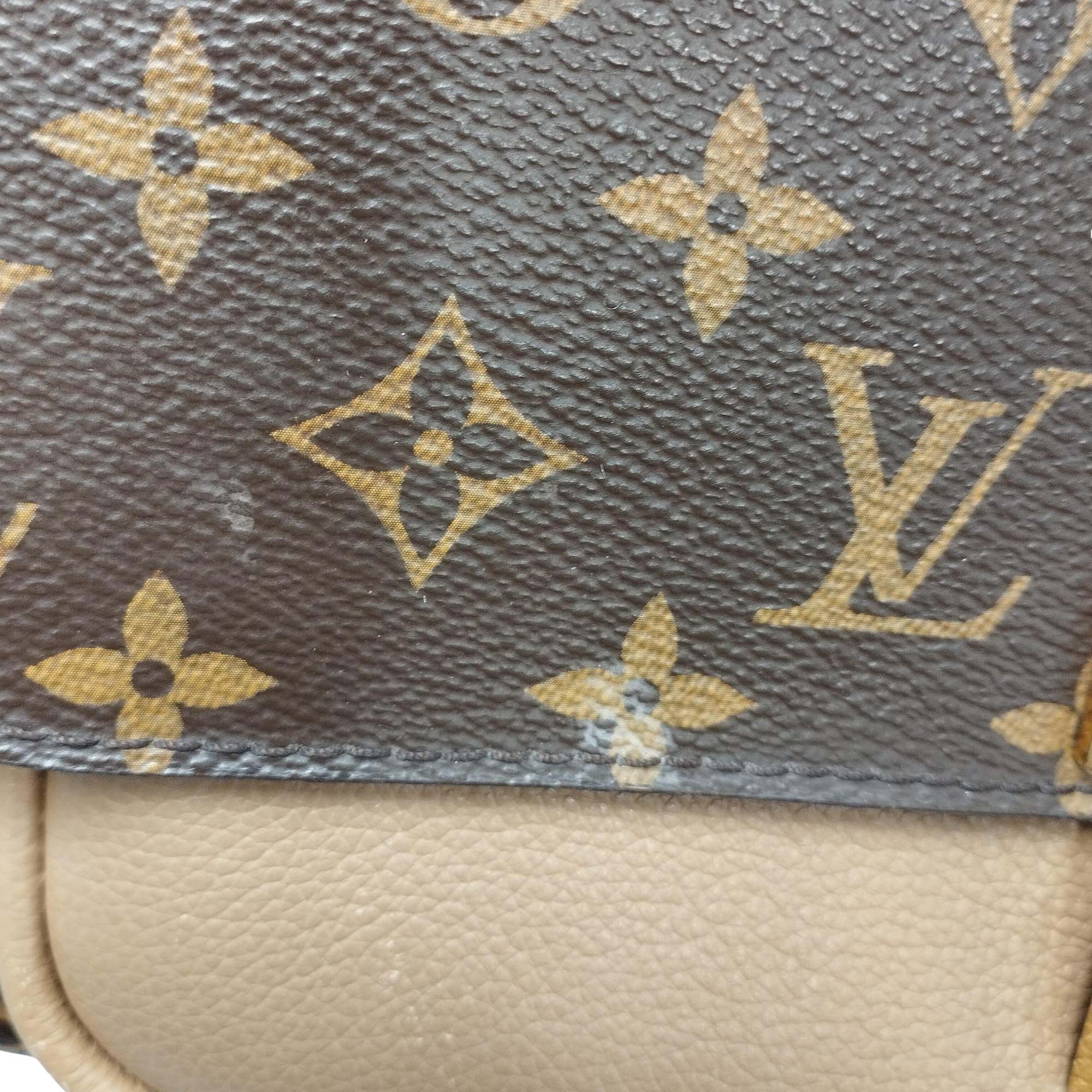 Marignan Handbag Monogram Canvas with Leather - Image 7