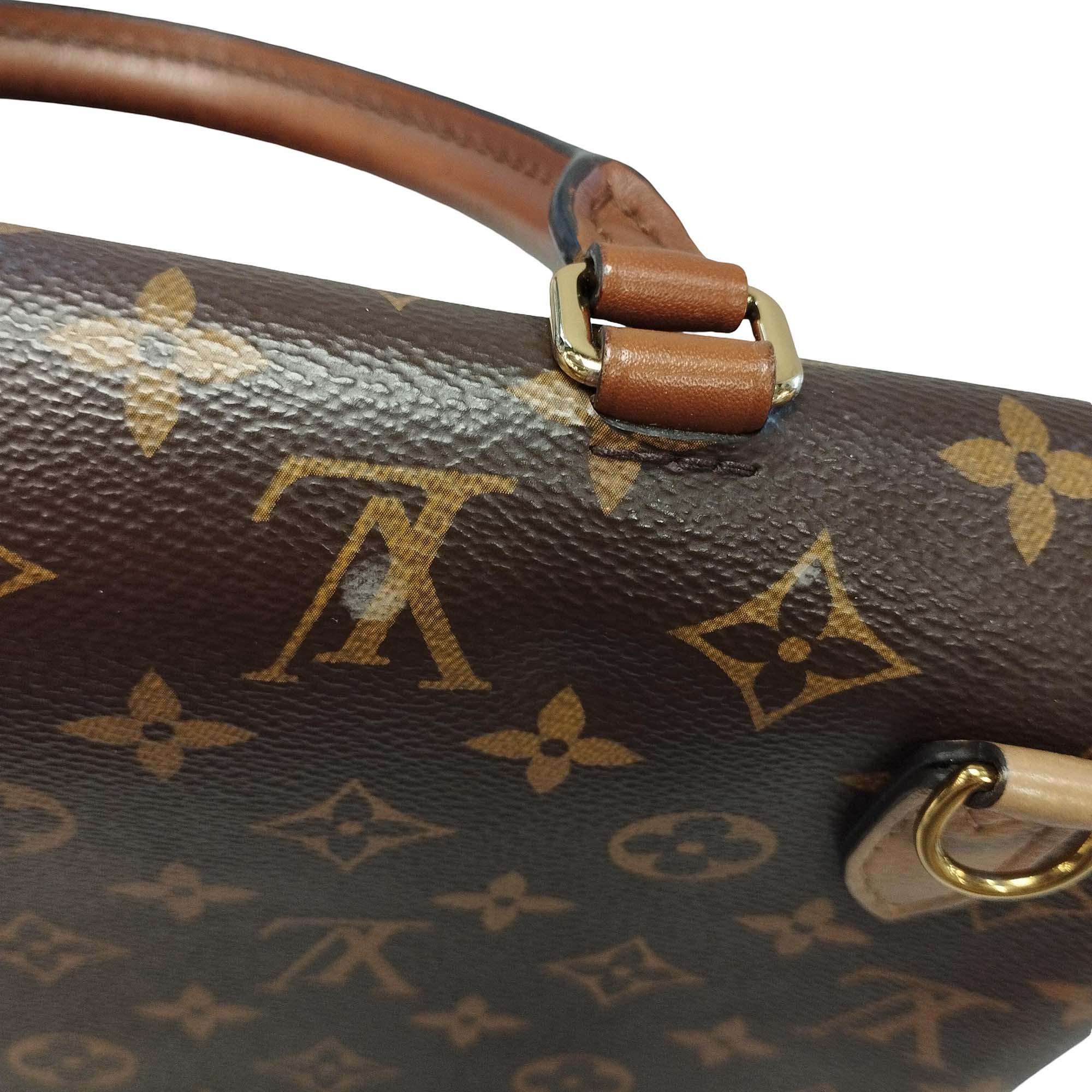 Marignan Handbag Monogram Canvas with Leather - Image 9