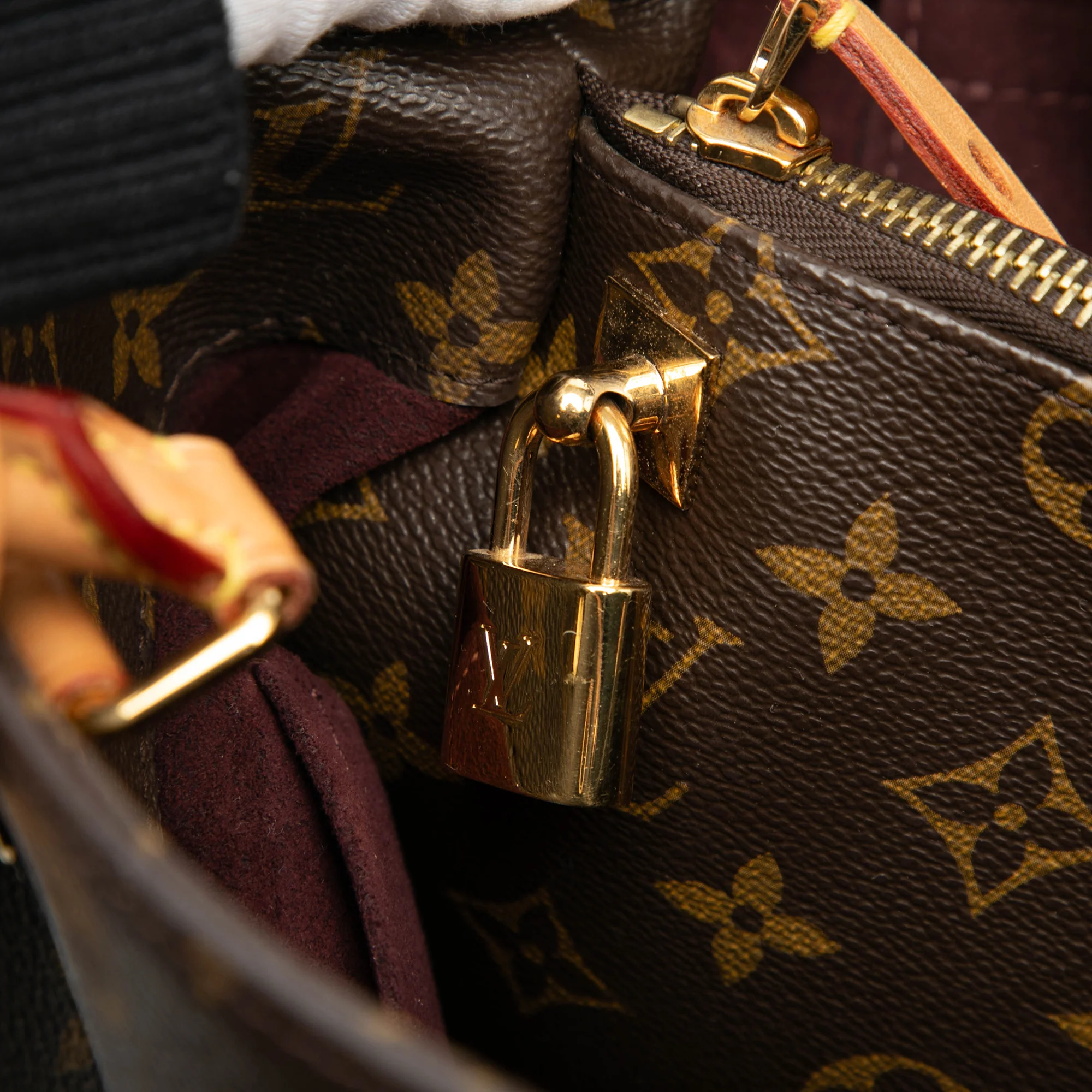 Montaigne Handbag Monogram Canvas MM - Image 7