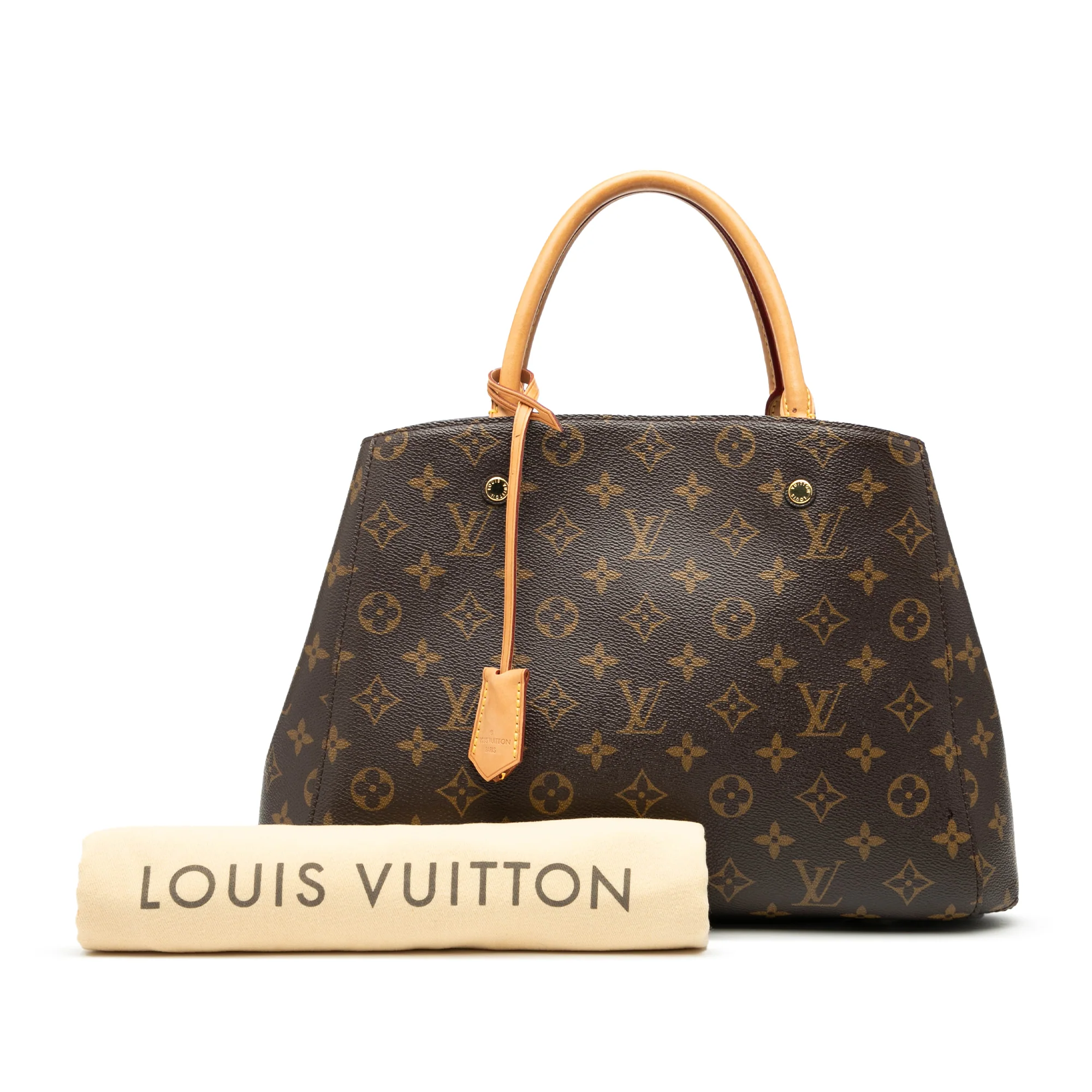 Montaigne Handbag Monogram Canvas MM - Image 9