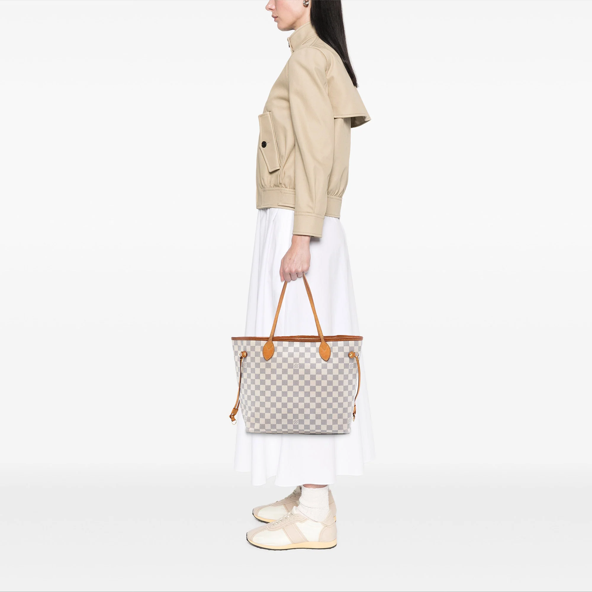Neverfull NM Tote Damier MM - Image 7