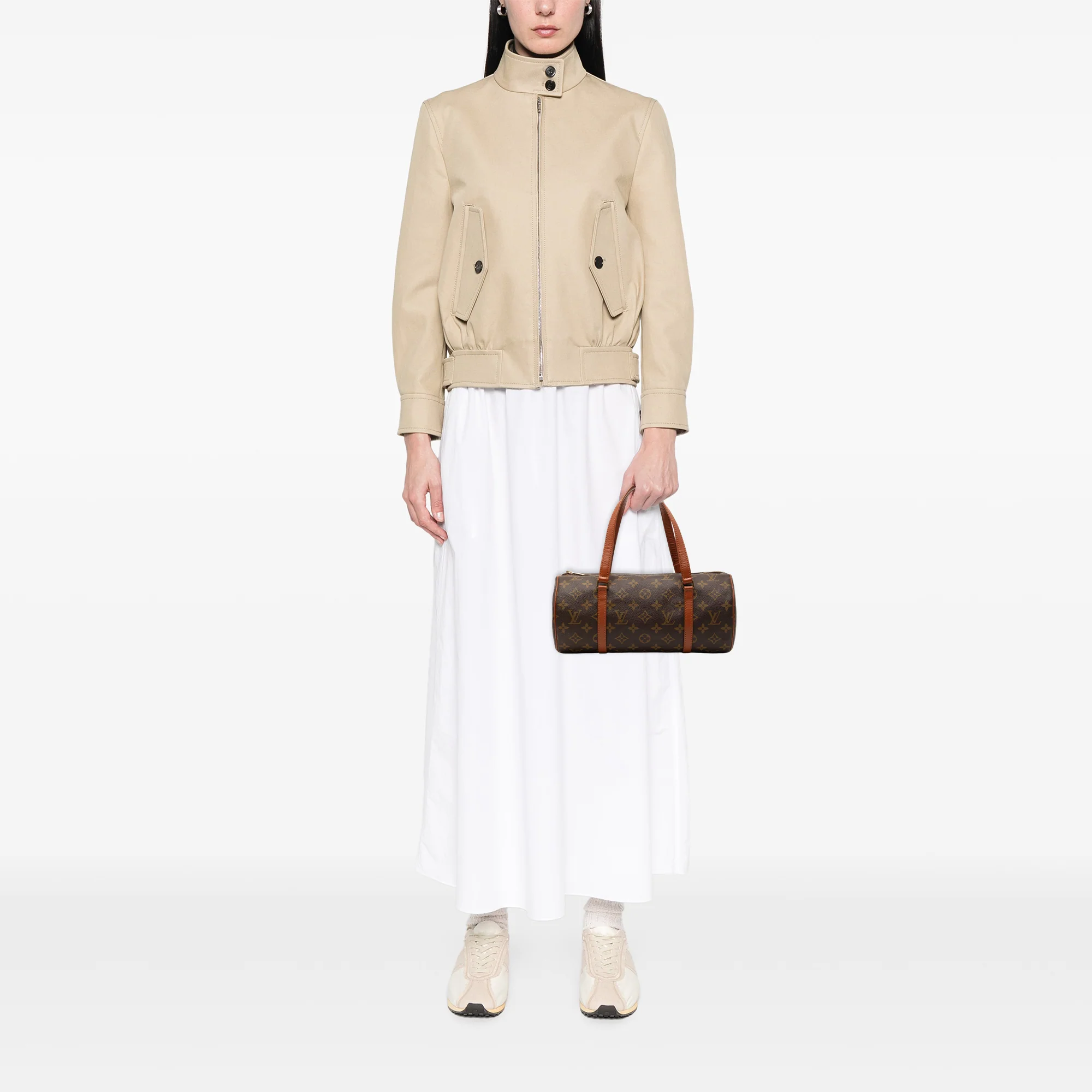 Papillon Handbag Monogram Canvas 30 - Image 7