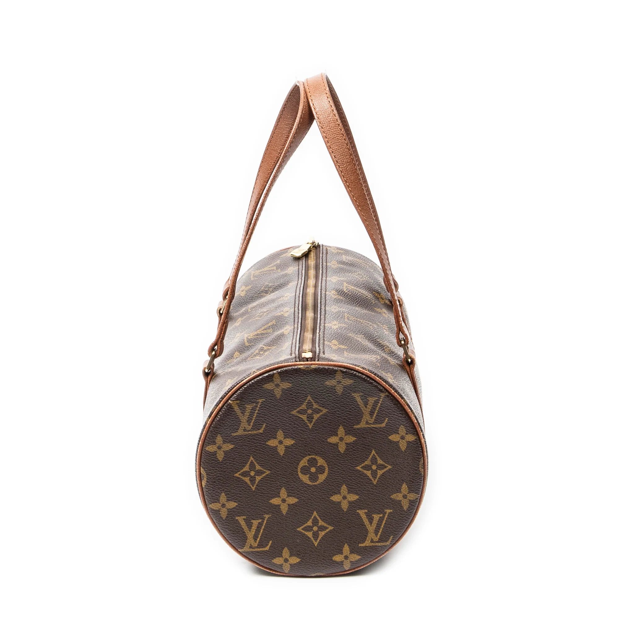 Papillon Handbag Monogram Canvas 30 - Image 3