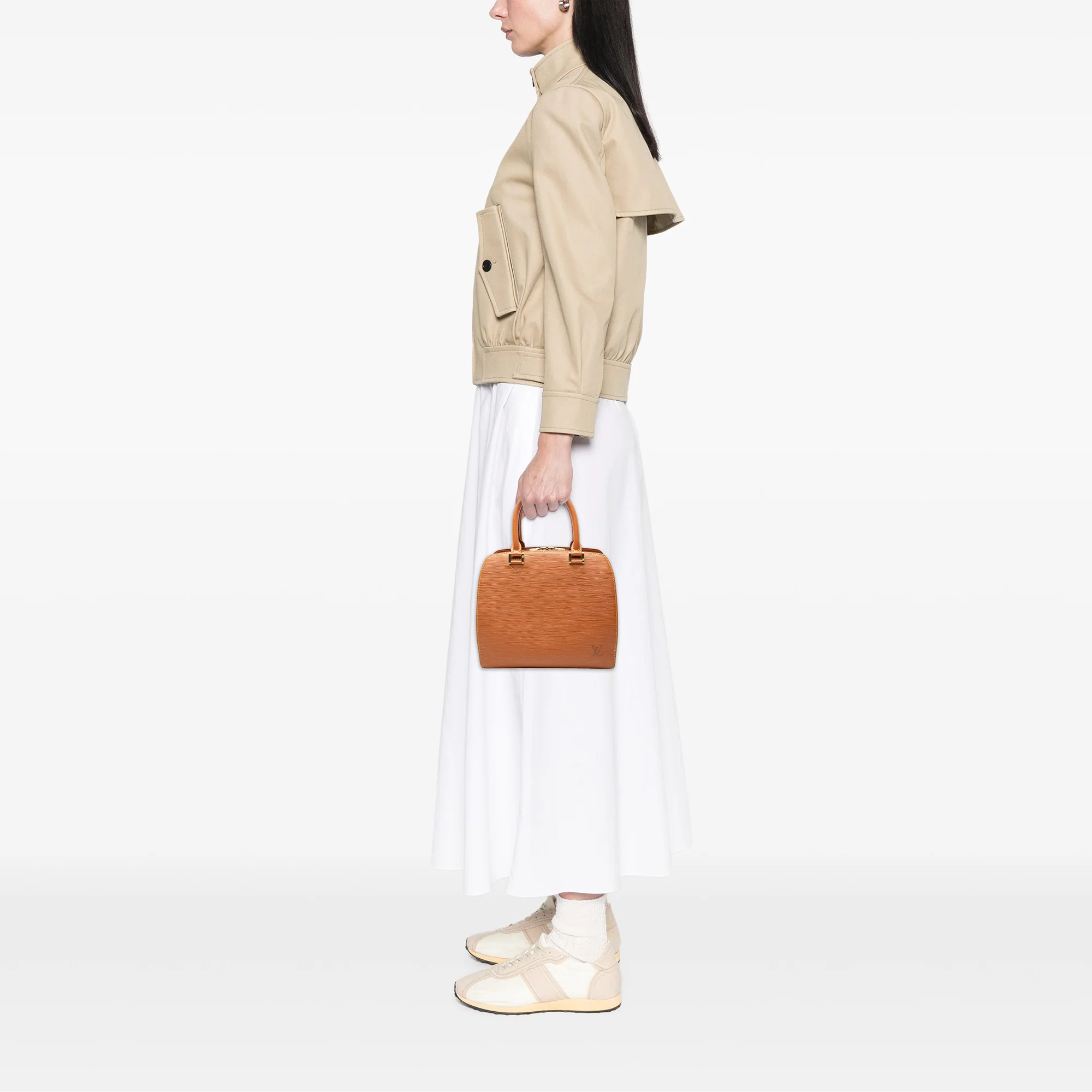 Pont Neuf Handbag Epi Leather PM - Image 7
