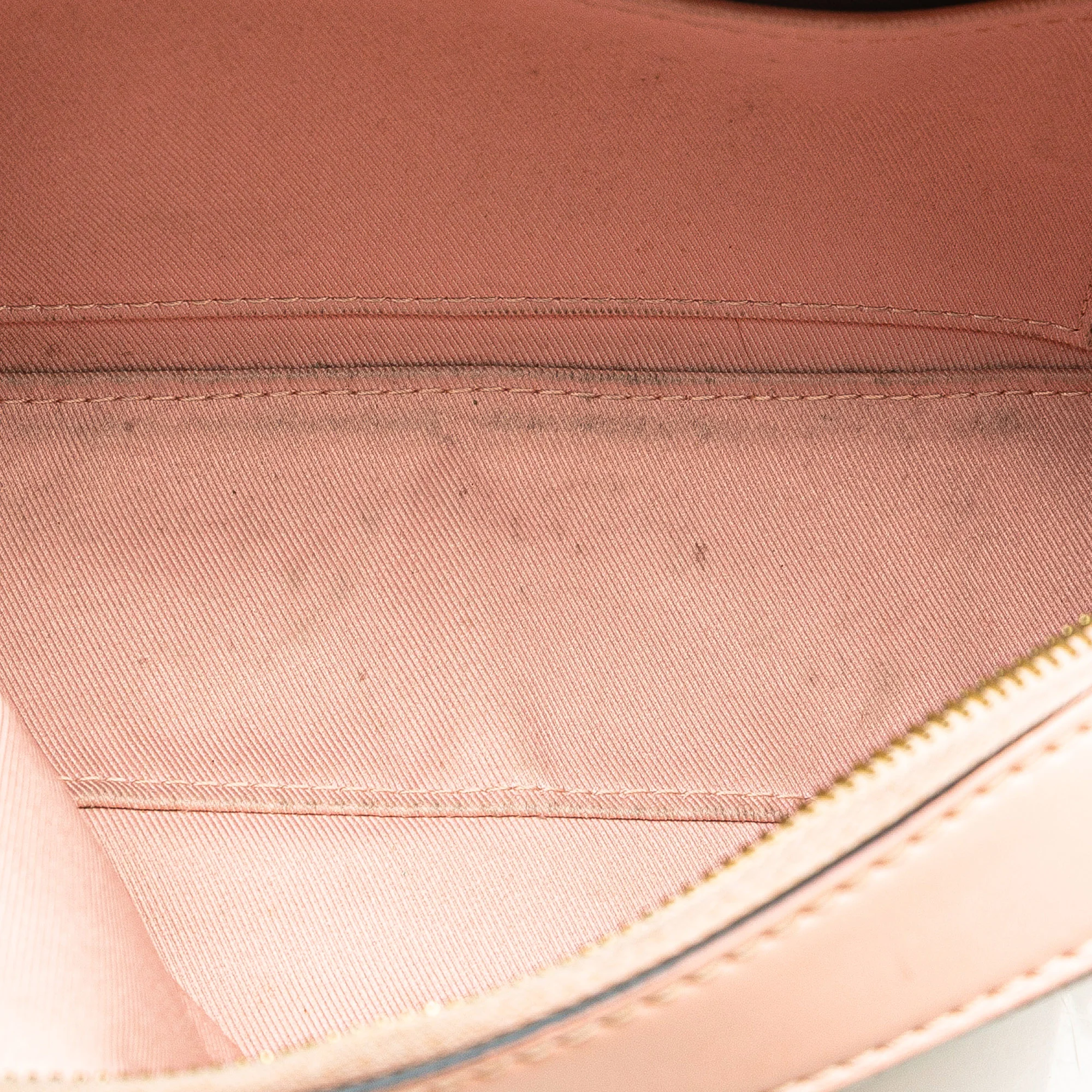Saintonge Handbag Monogram Canvas with Leather - Image 4