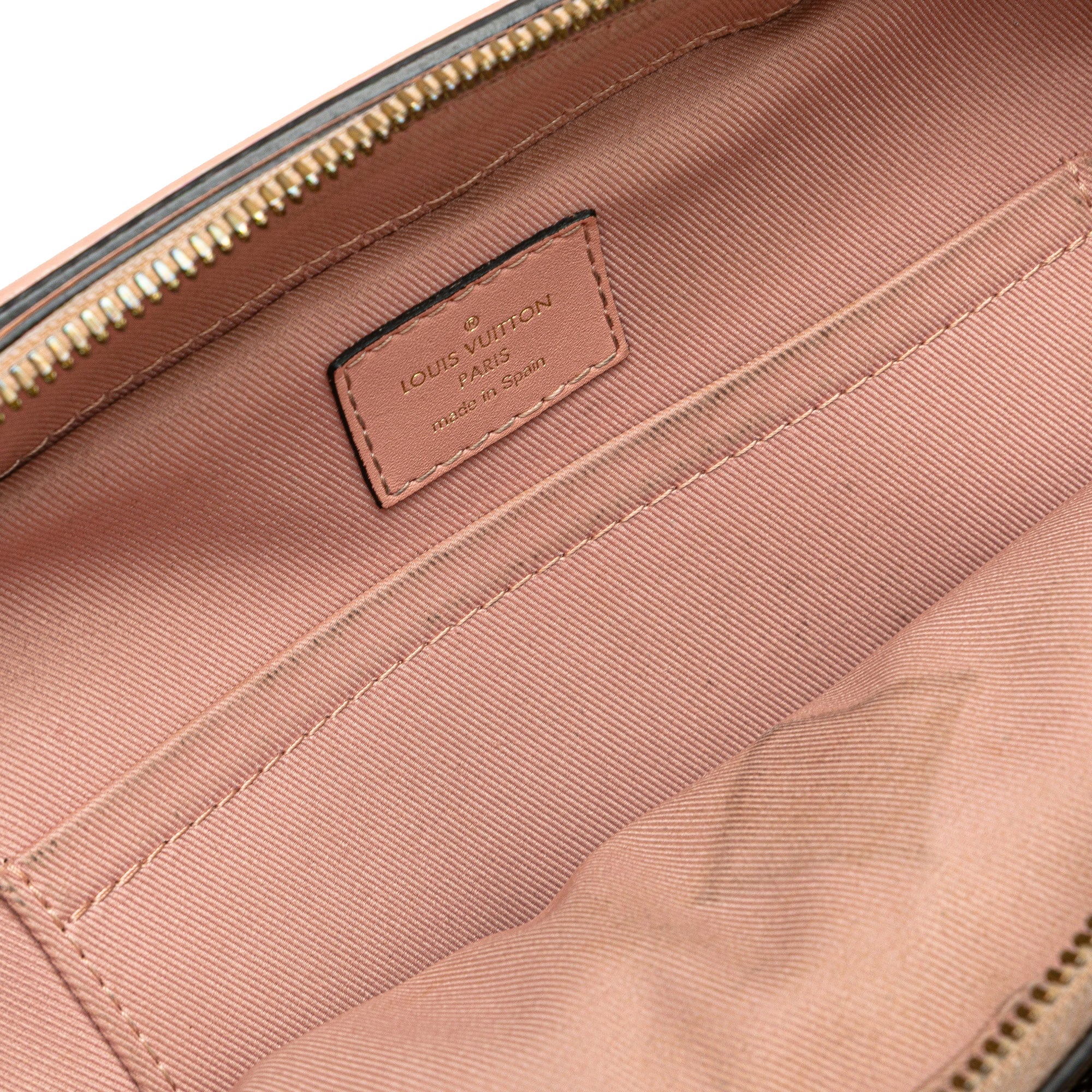 Saintonge Handbag Monogram Canvas with Leather - Image 8