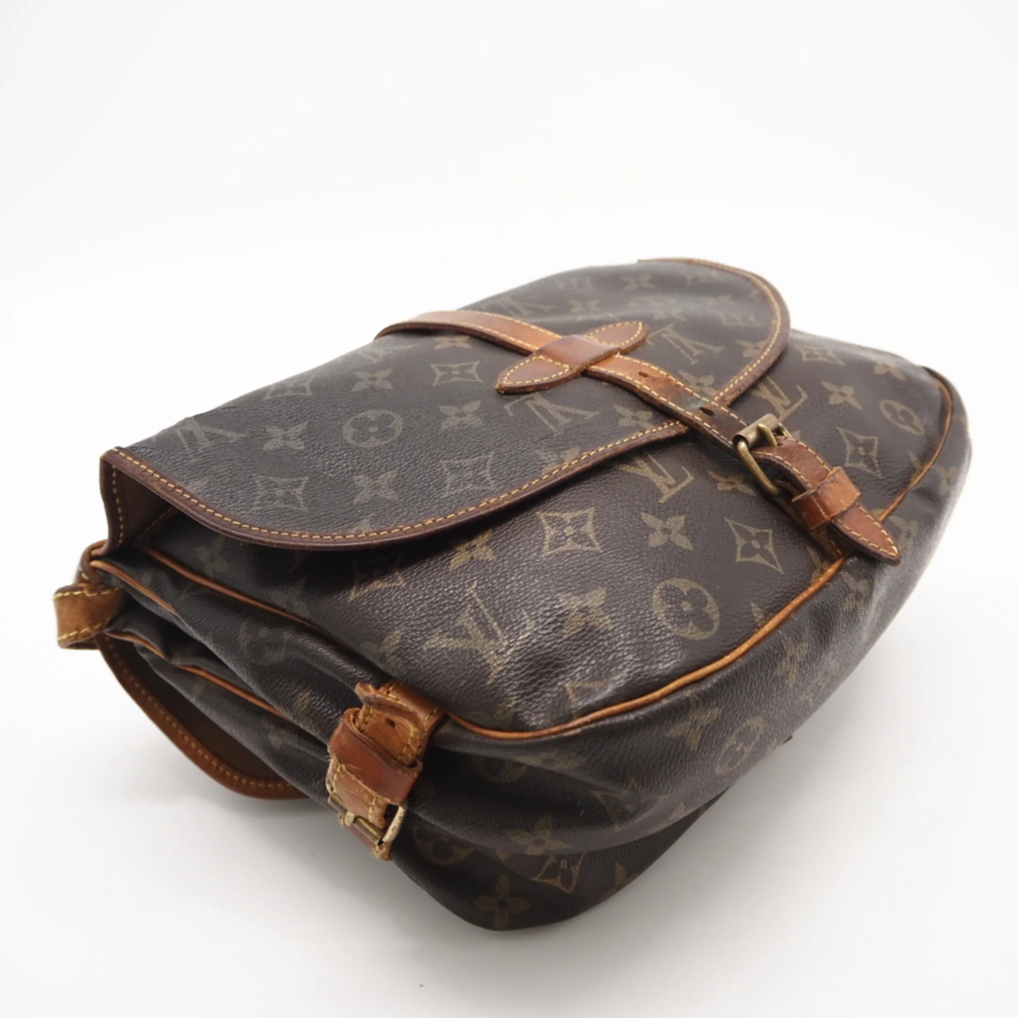 Saumur Handbag Monogram Canvas 30 - Image 6