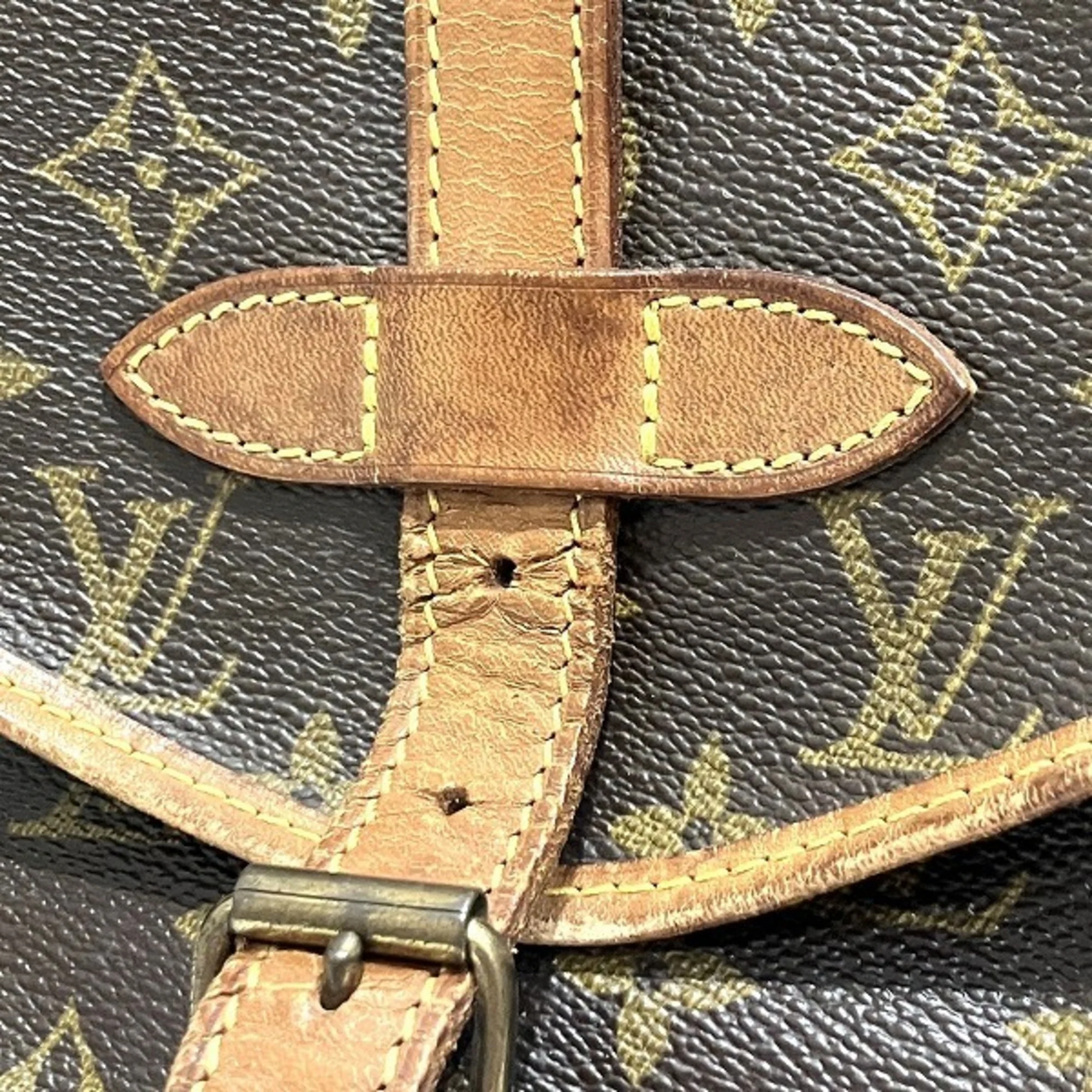 Saumur Handbag Monogram Canvas 30 - Image 9