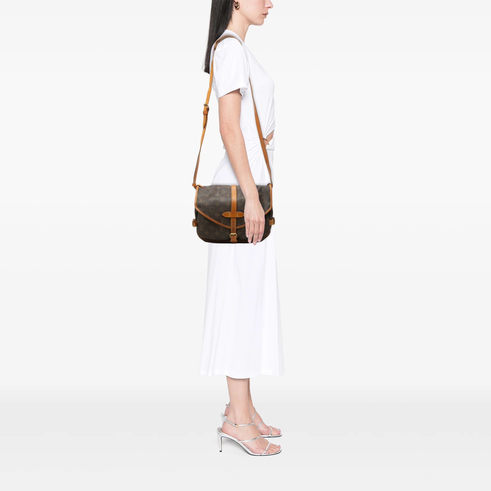 Saumur Handbag Monogram Canvas 30 - Image 8