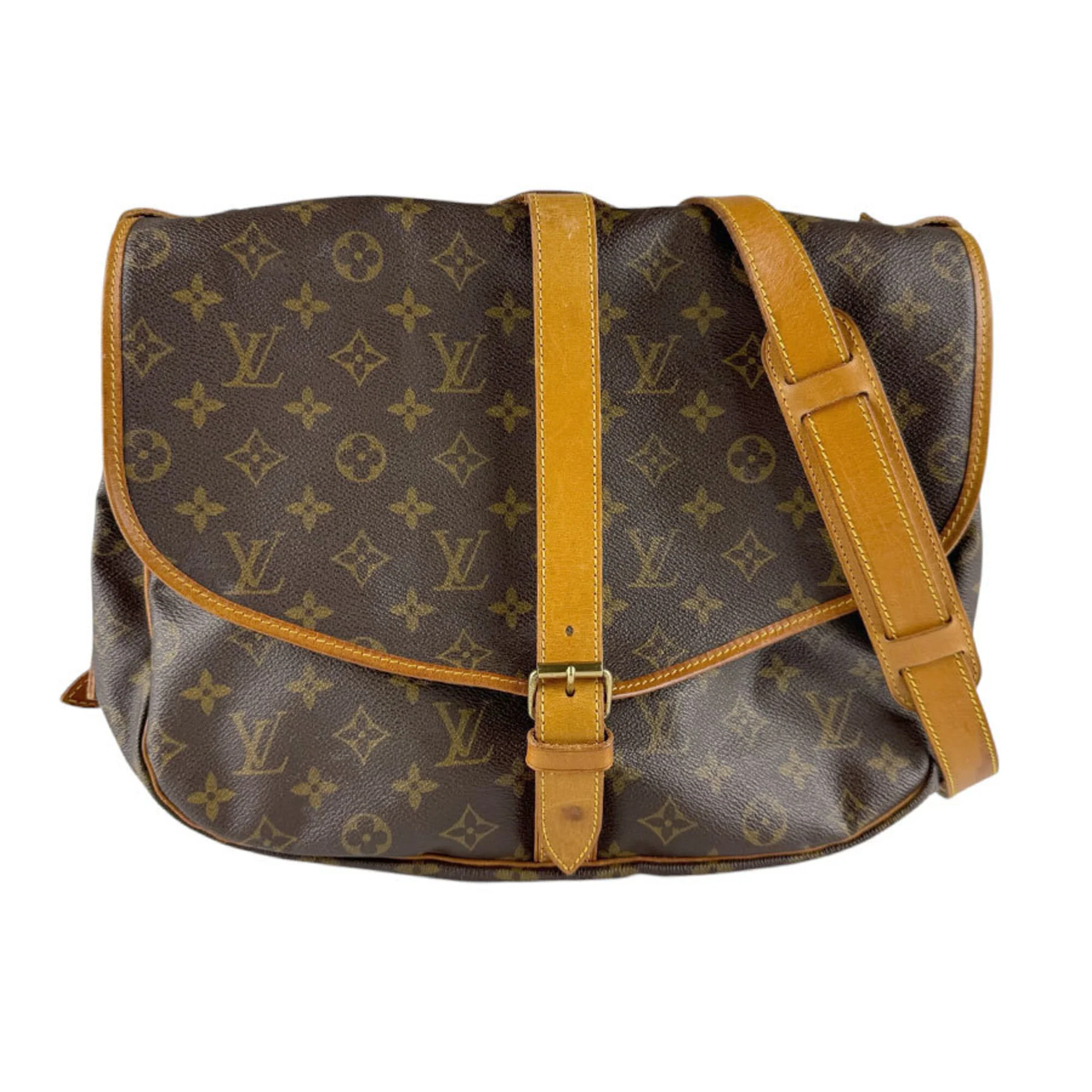 Saumur Handbag Monogram Canvas 35