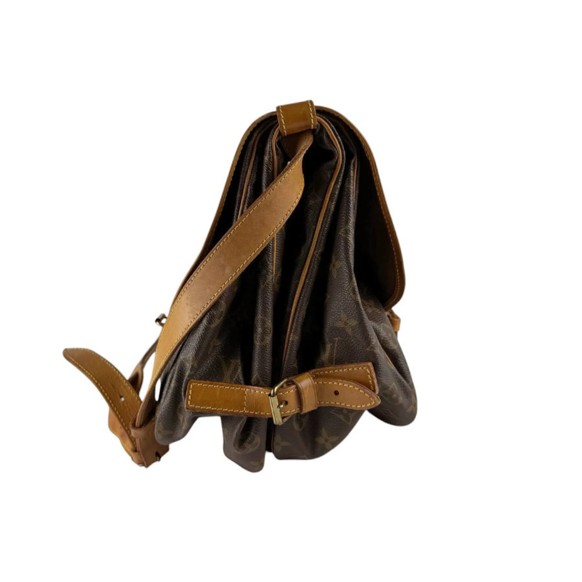 Saumur Handbag Monogram Canvas 35 - Image 2
