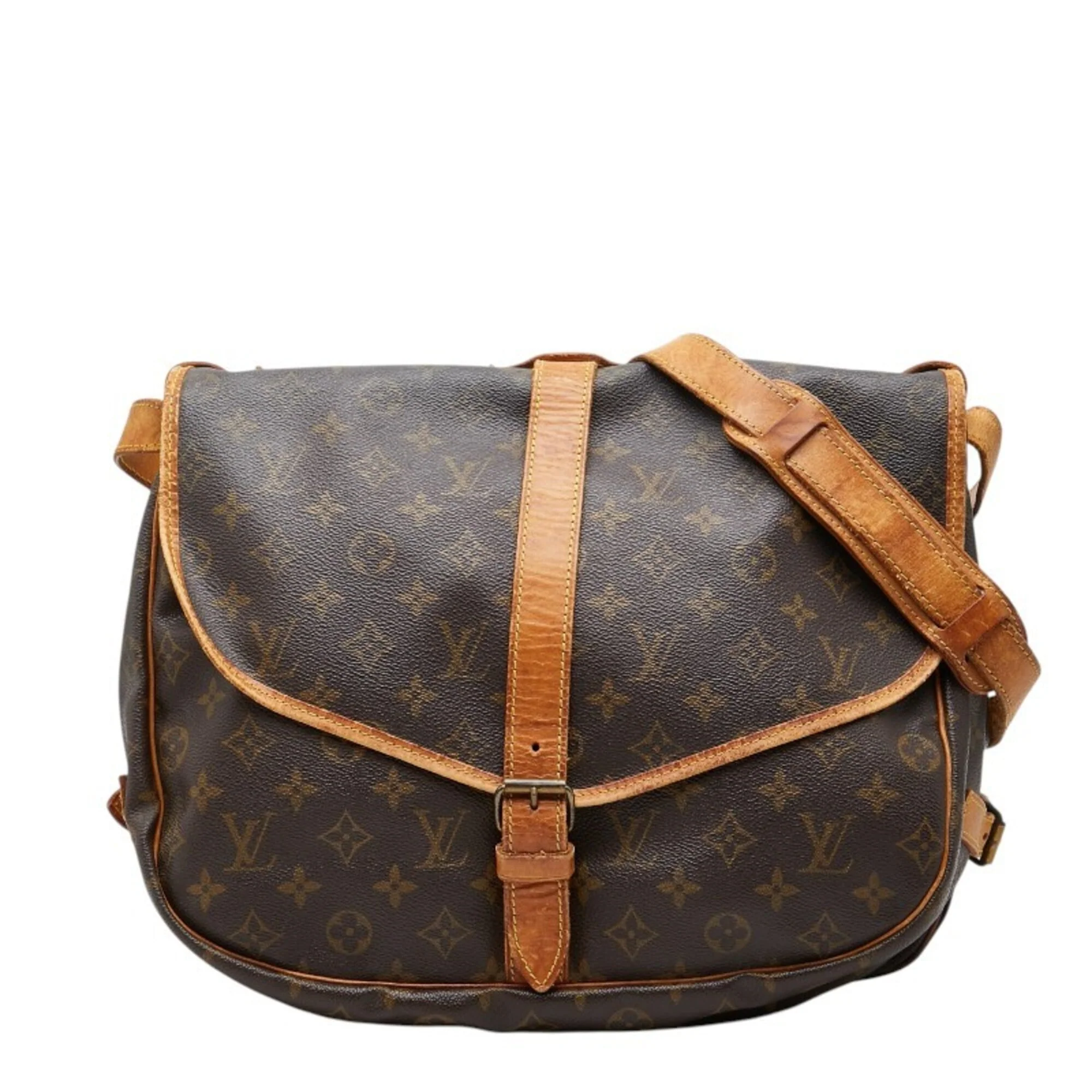 Saumur Handbag Monogram Canvas 35