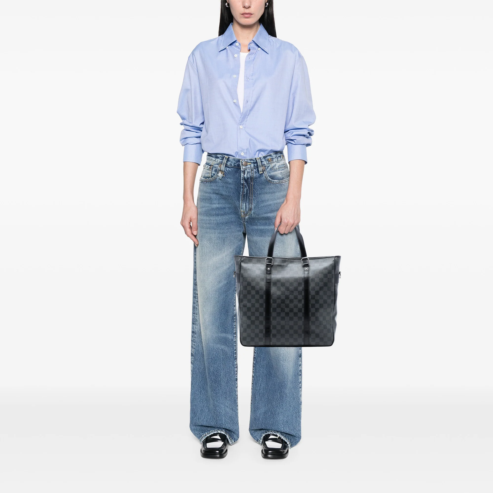 Tadao Handbag Damier Graphite MM - Image 7