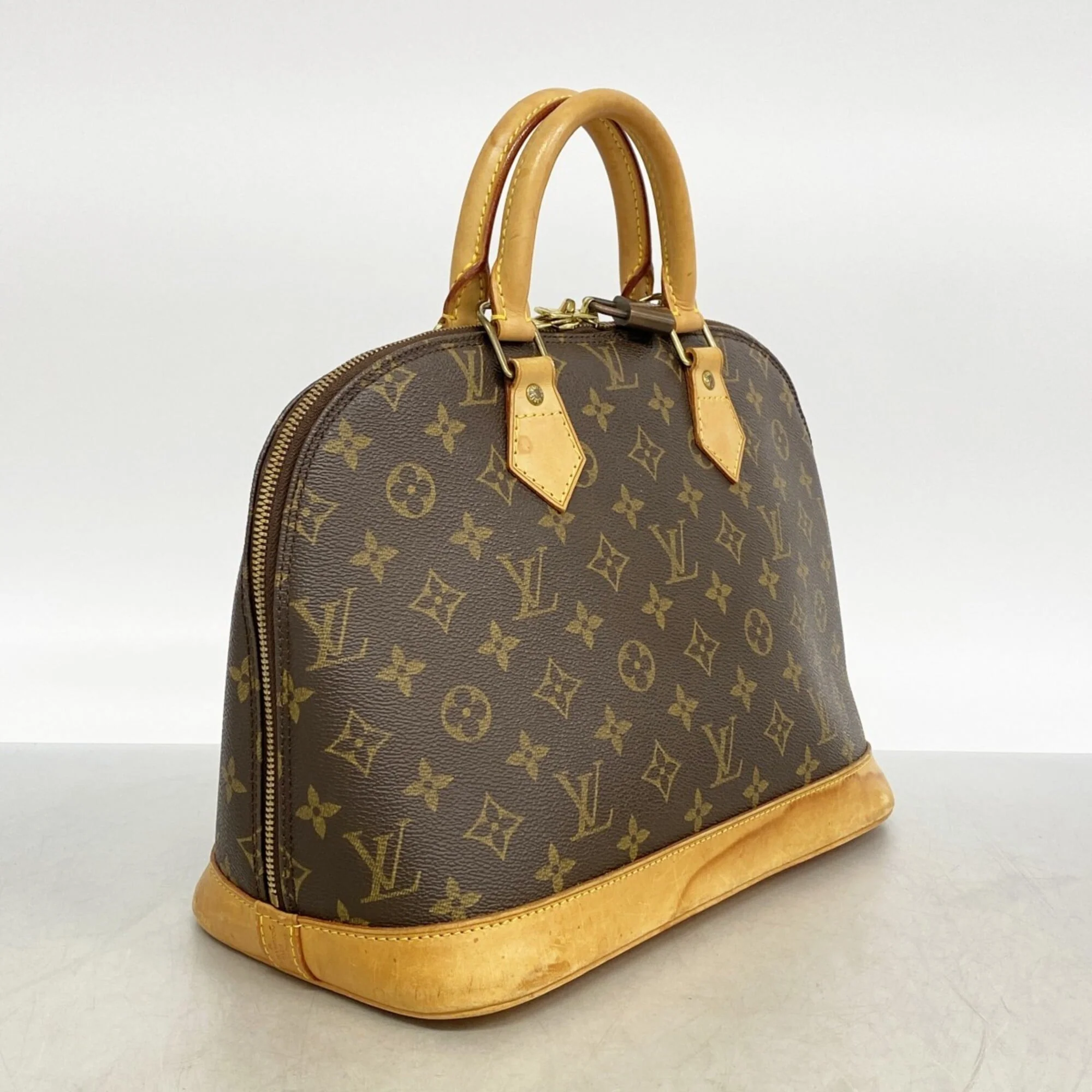 Vintage Alma Handbag Monogram Canvas PM - Image 2