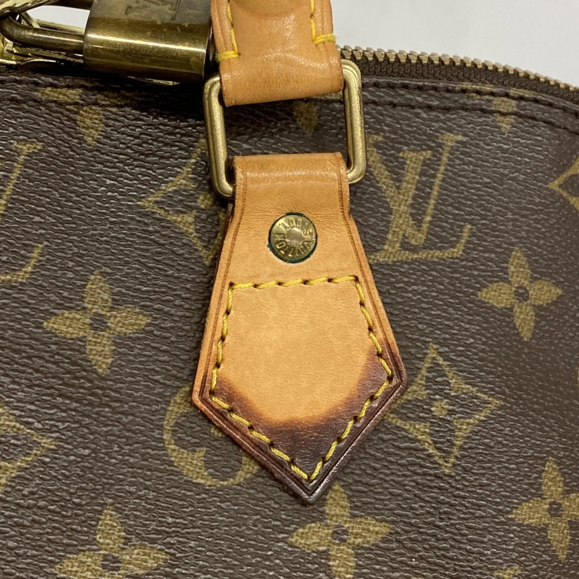 Vintage Alma Handbag Monogram Canvas PM - Image 6