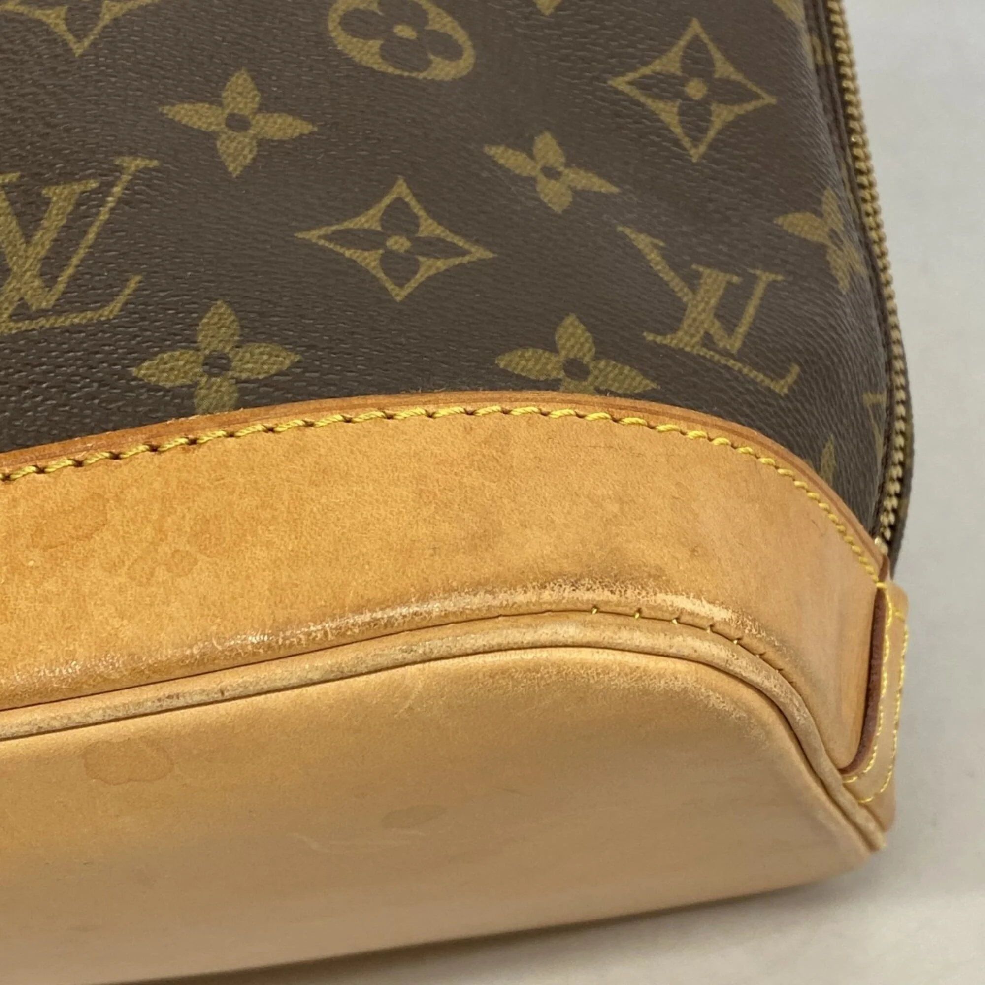 Vintage Alma Handbag Monogram Canvas PM - Image 8