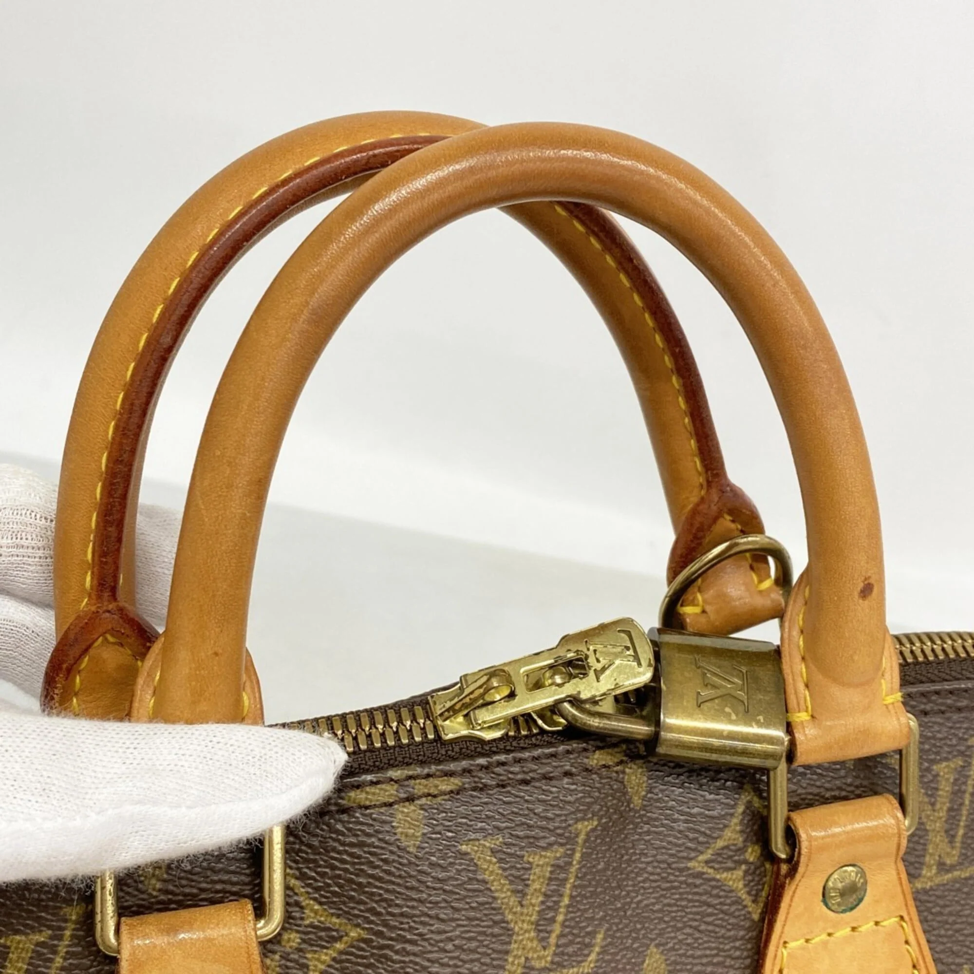 Vintage Alma Handbag Monogram Canvas PM - Image 9