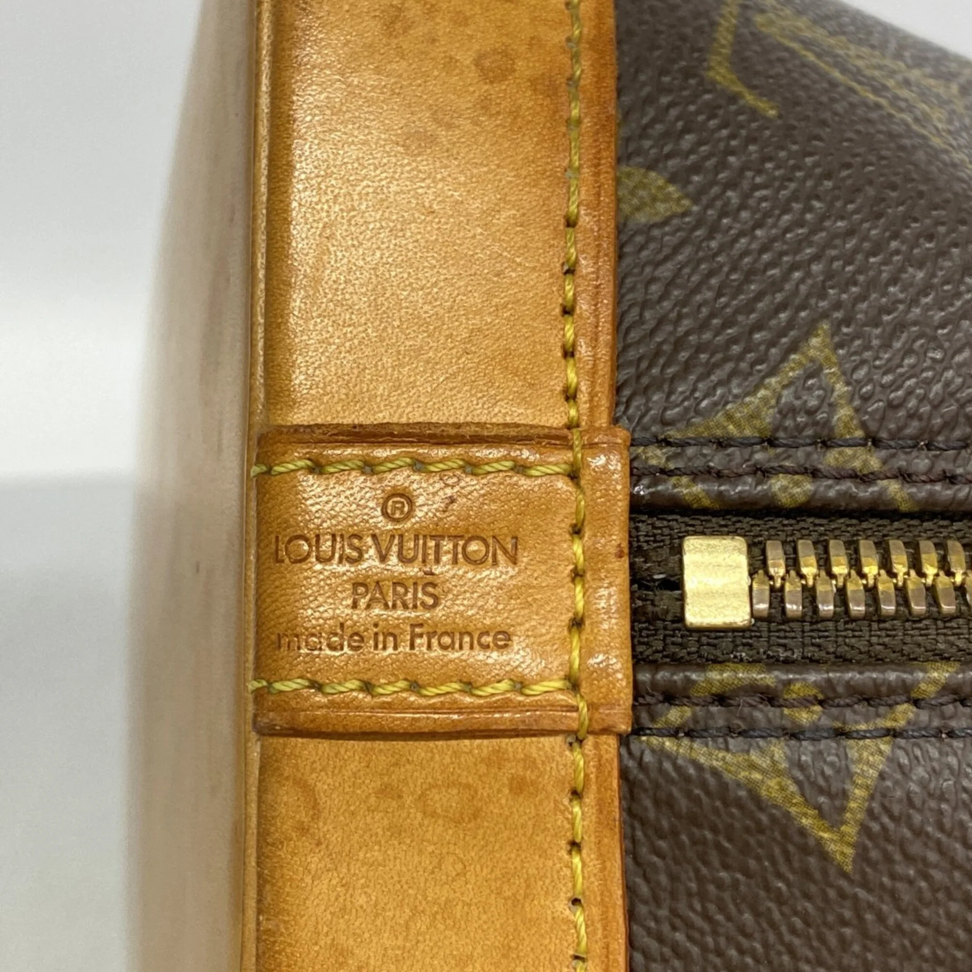 Vintage Alma Handbag Monogram Canvas PM - Image 5