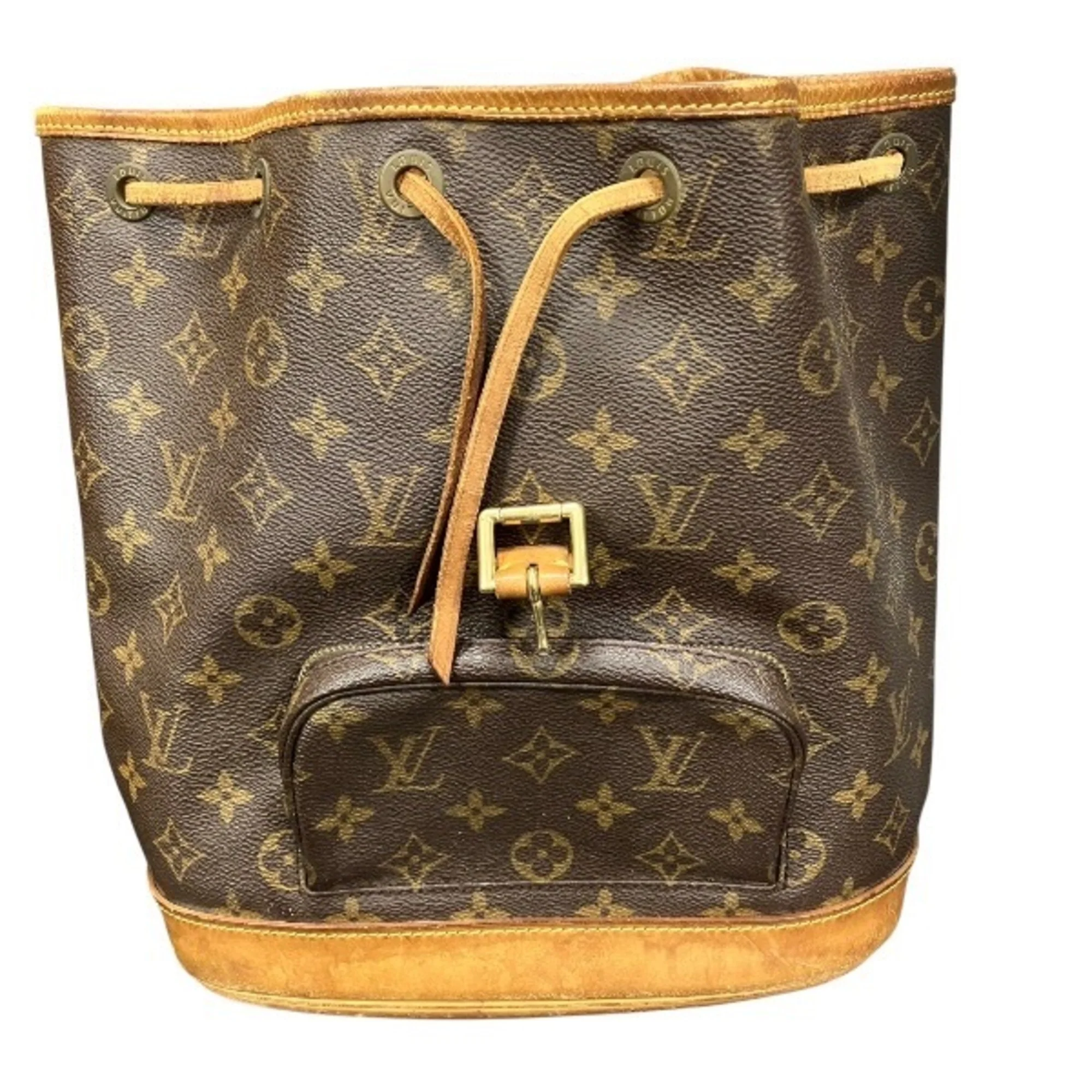 Vintage Montsouris Backpack Monogram Canvas MM - Image 9