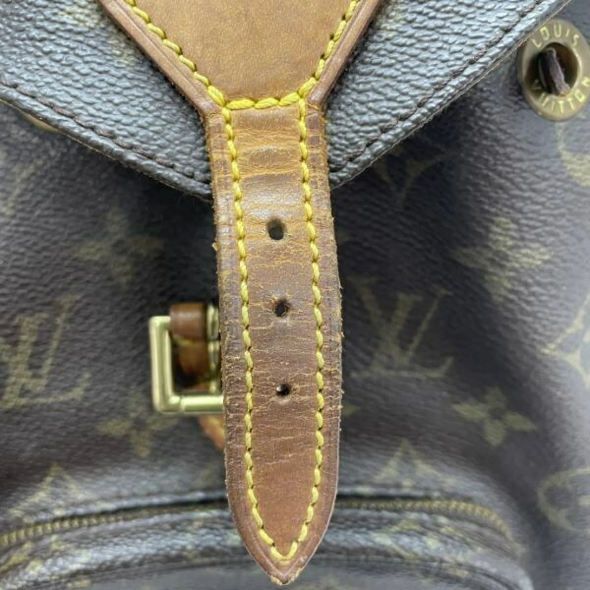 Vintage Montsouris Backpack Monogram Canvas PM - Image 6