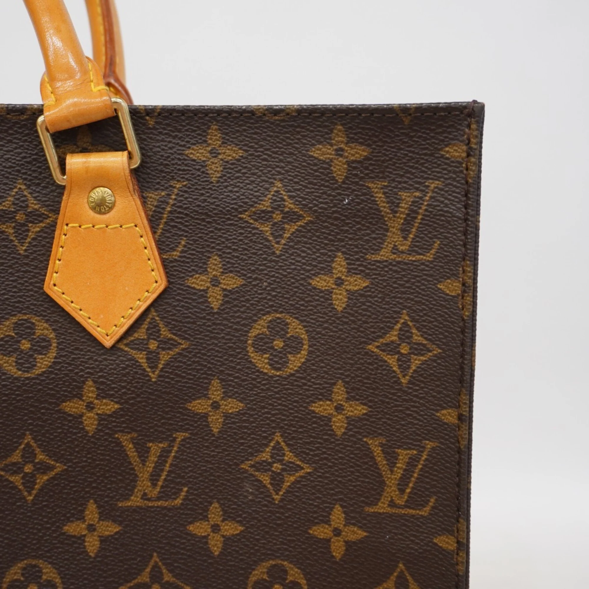 Vintage Sac Plat Bag Monogram Canvas - Image 9