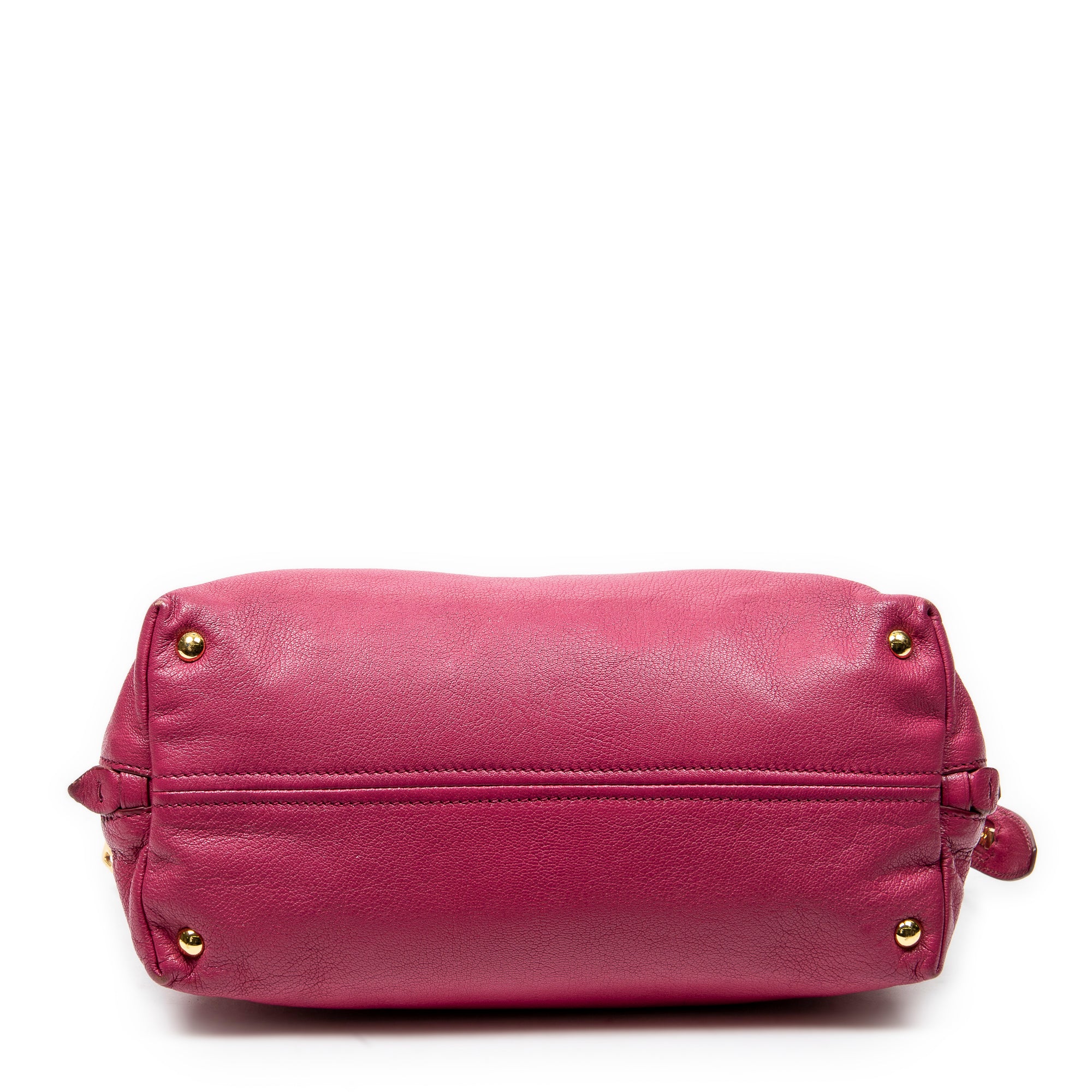 Convertible Madras Side Zip Satchel Grainy Leather - Image 6