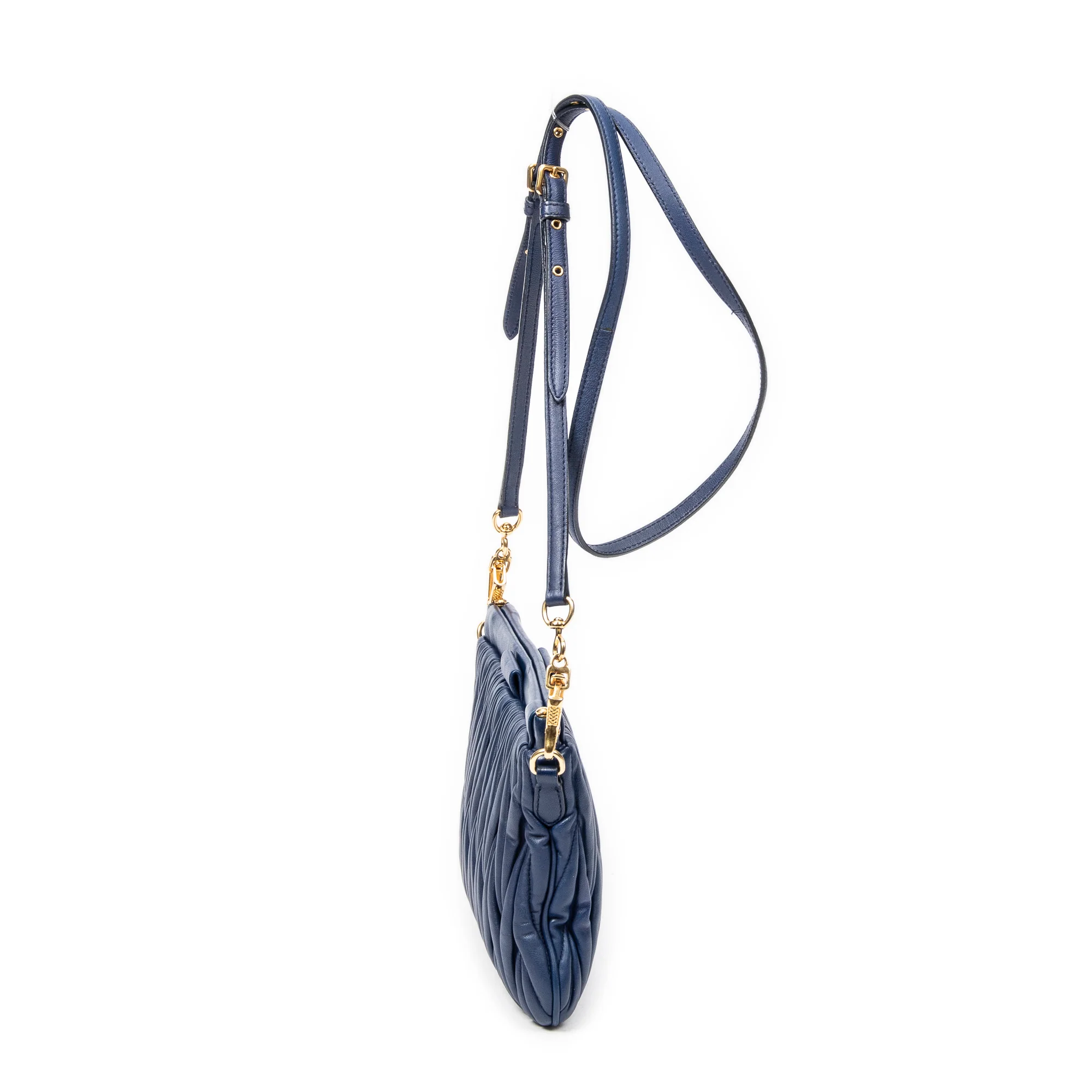 Flap Crossbody Bag Matelasse Leather Small - Image 4
