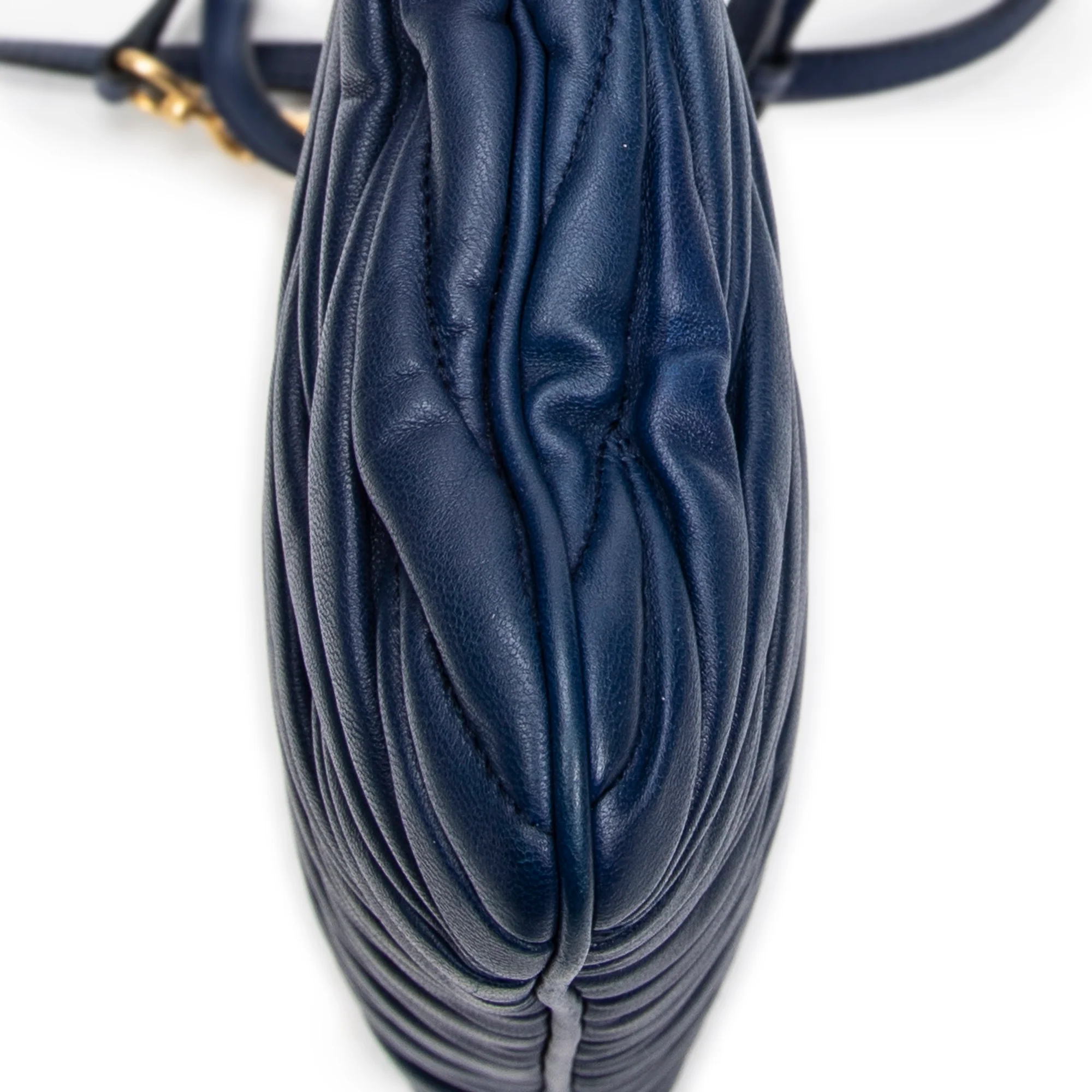 Flap Crossbody Bag Matelasse Leather Small - Image 7