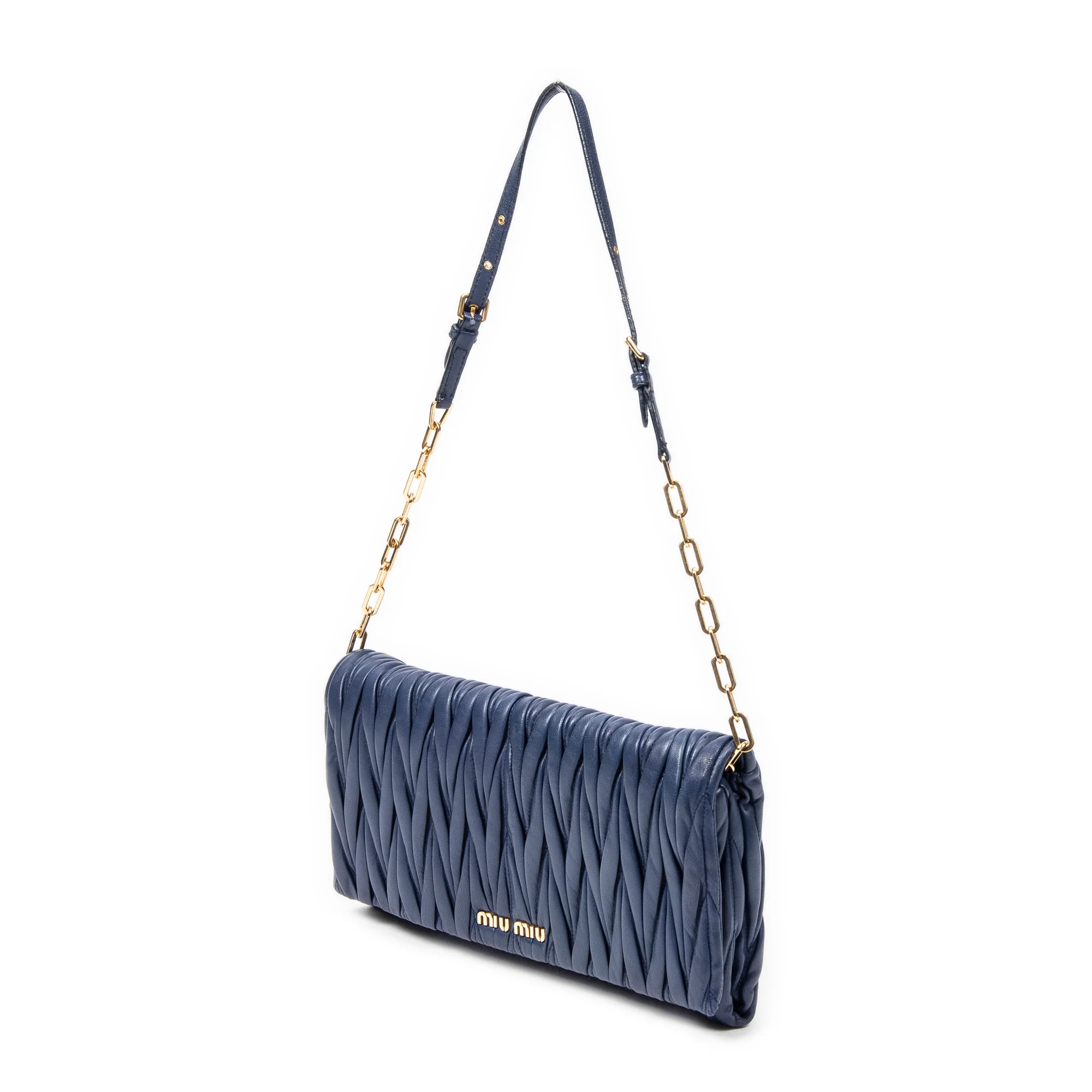Flap Crossbody Bag Matelasse Leather Small - Image 2