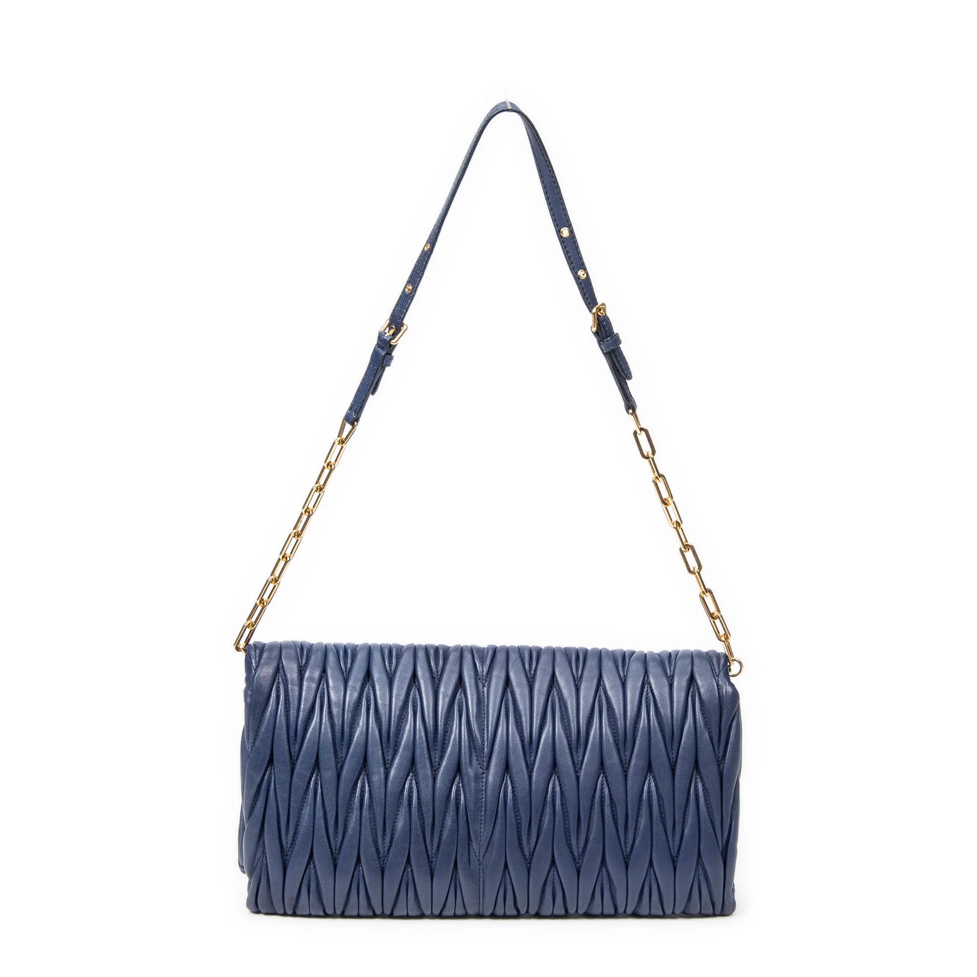 Flap Crossbody Bag Matelasse Leather Small - Image 5