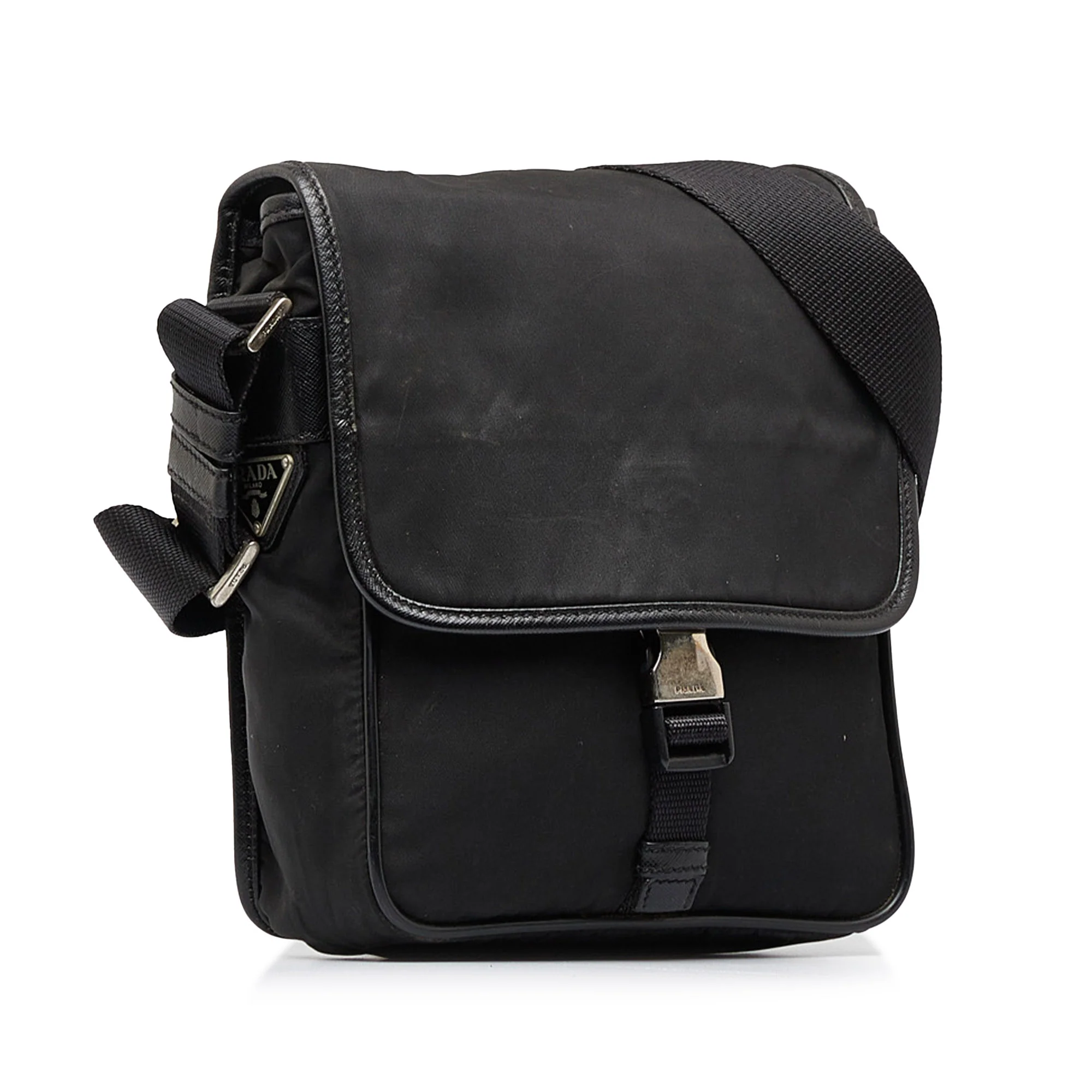 Buckle Messenger Bag Tessuto Small - Image 2