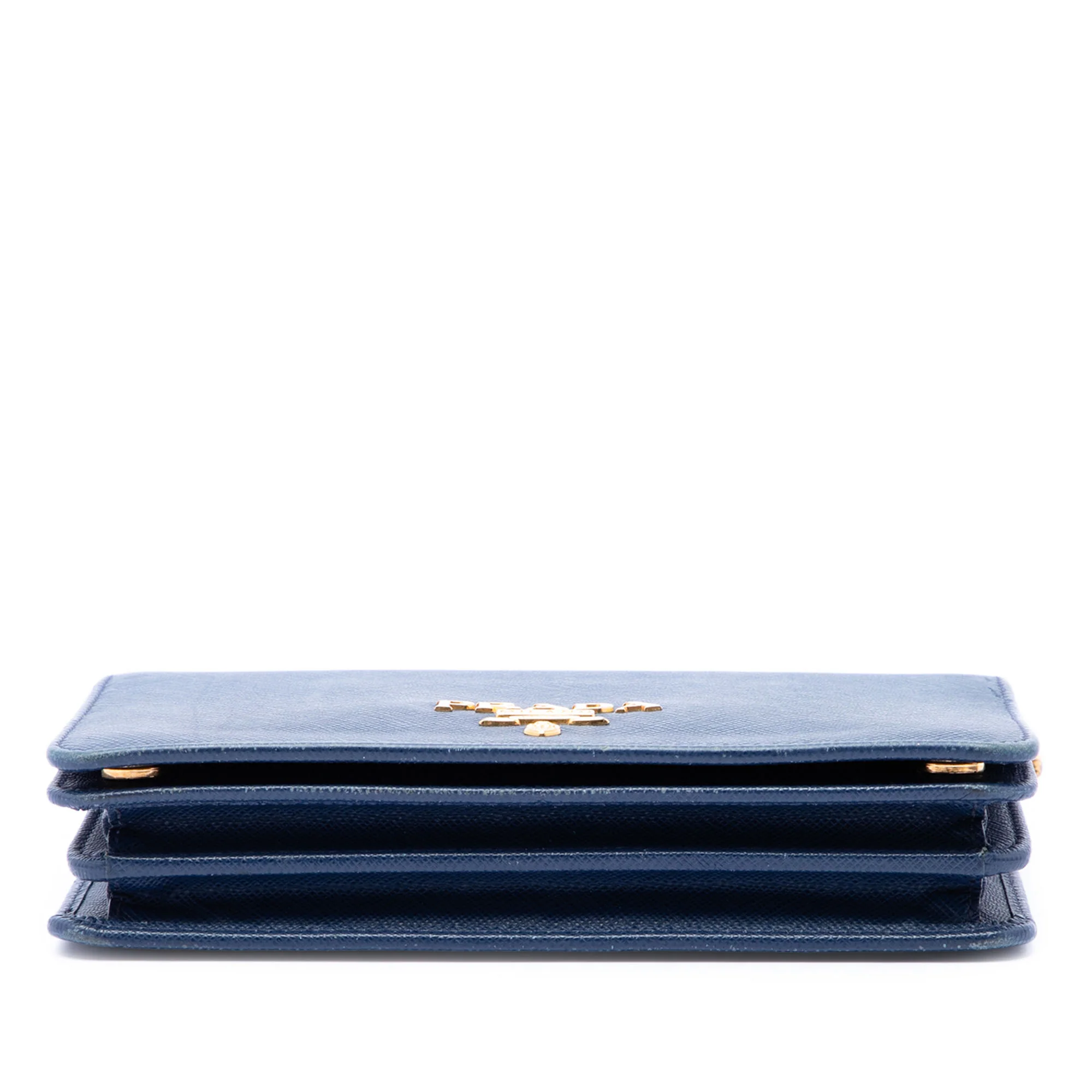 Chain Wallet Crossbody Saffiano Leather - Image 3