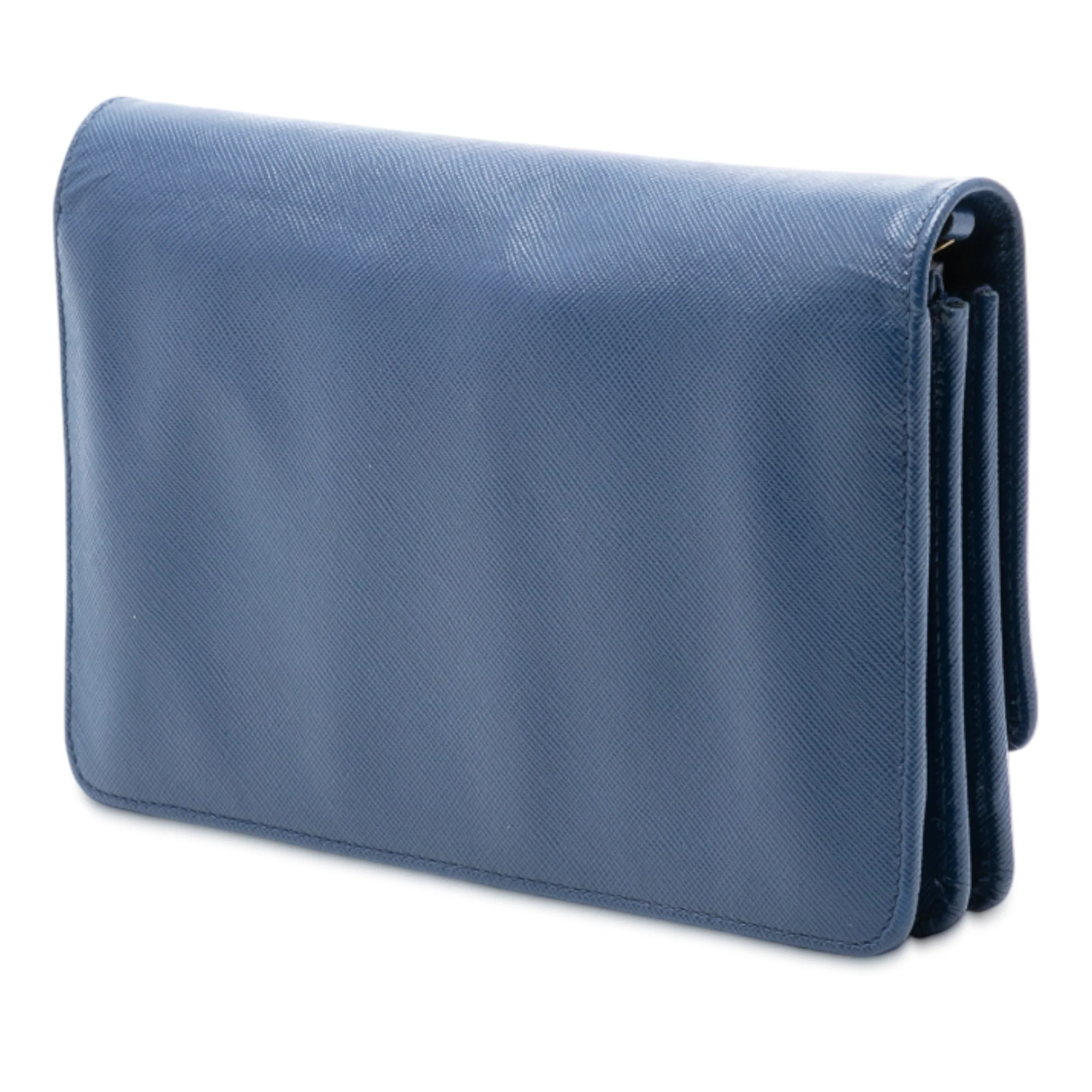 Chain Wallet Crossbody Saffiano Leather - Image 2