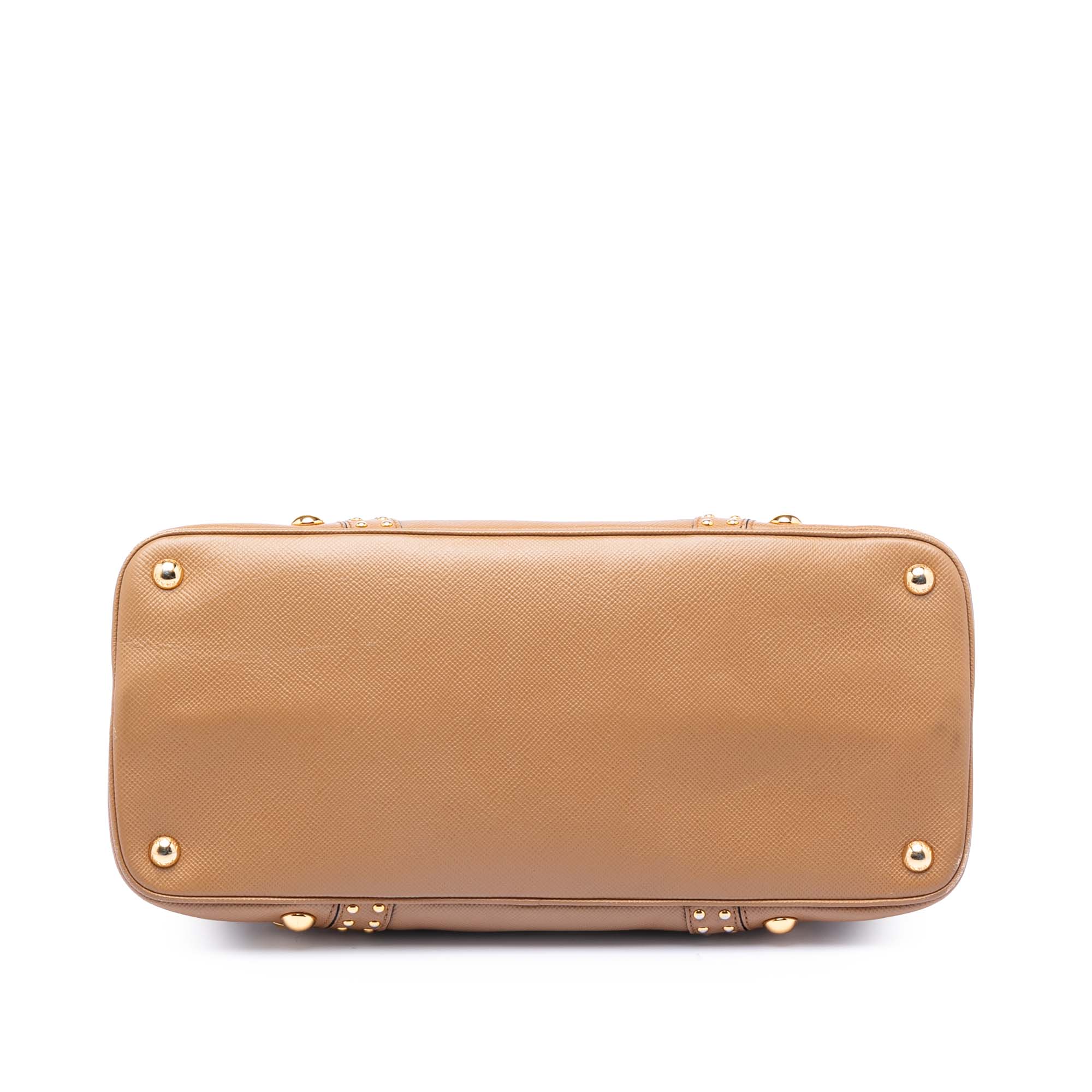 Convertible Turnlock Dome Satchel Studded Saffiano Leather Medium - Image 3
