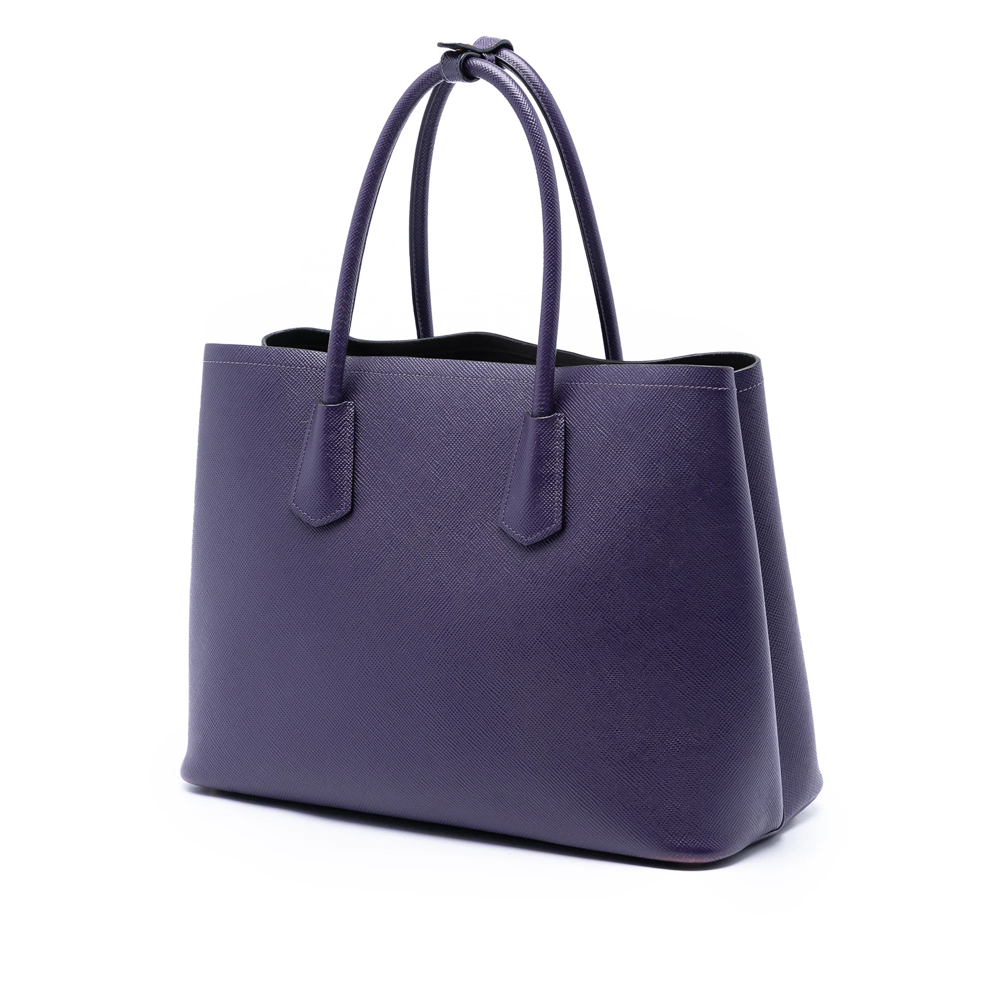 Cuir Double Tote Saffiano Leather Medium - Image 2