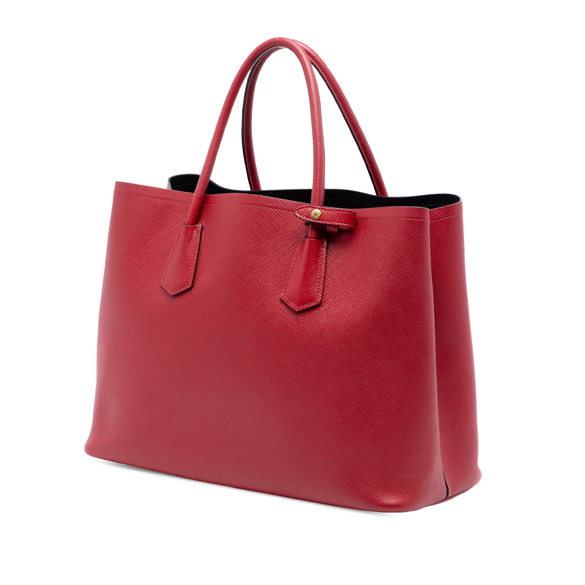Cuir Double Tote Saffiano Leather Medium - Image 2