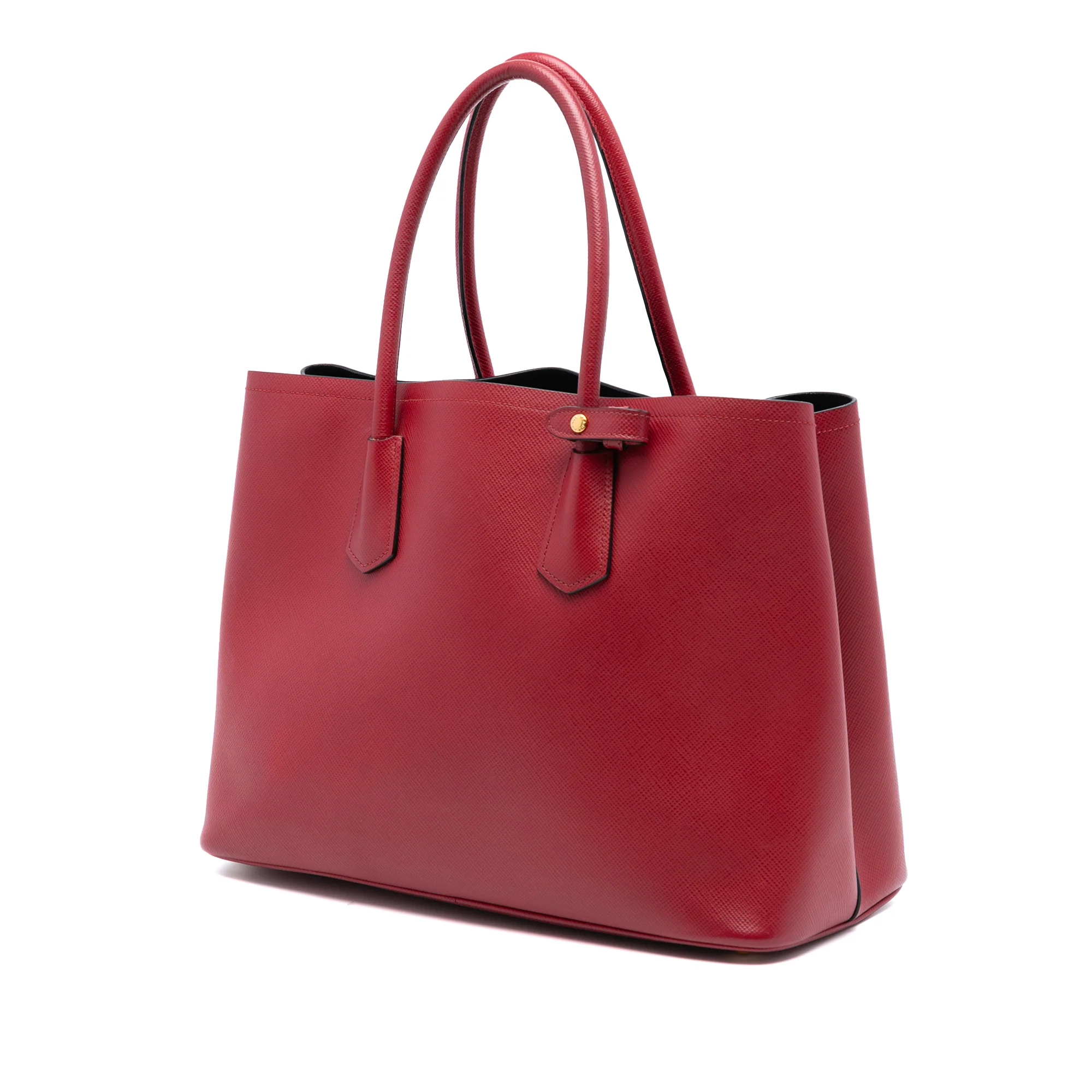 Cuir Double Tote Saffiano Leather Medium - Image 2